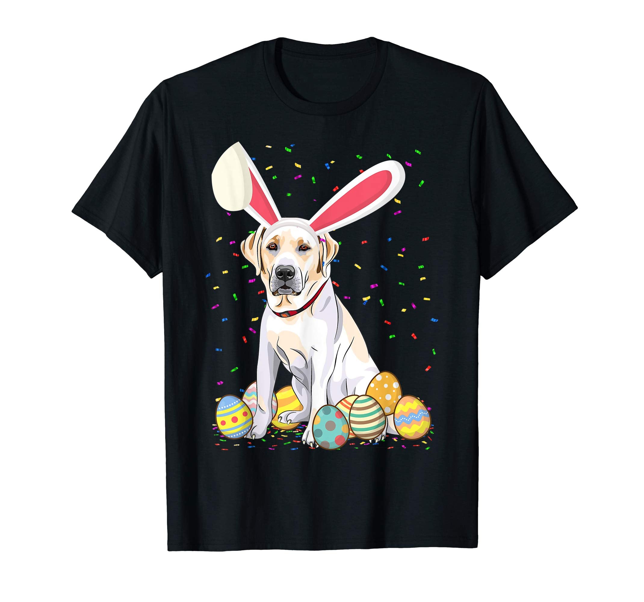 Labrador Dog Ear Easter Eggs Shirt Happy Easter Day Gift