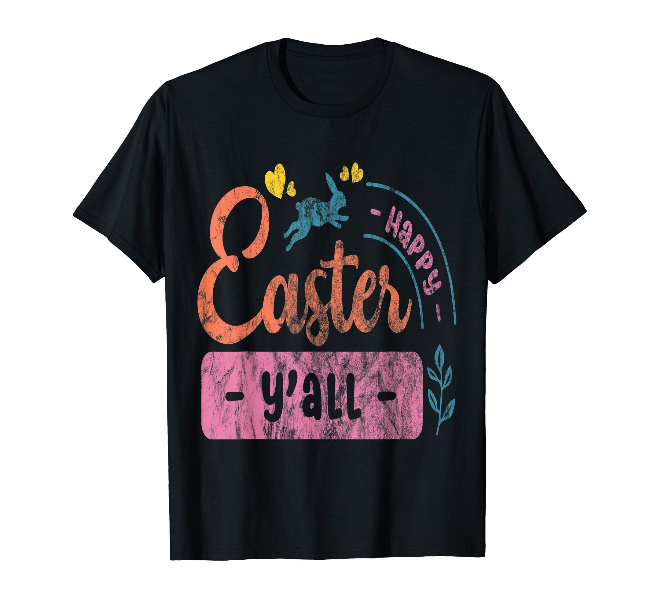 Happy Easter Y'all Bunny Easter T Shirt GIft Girls