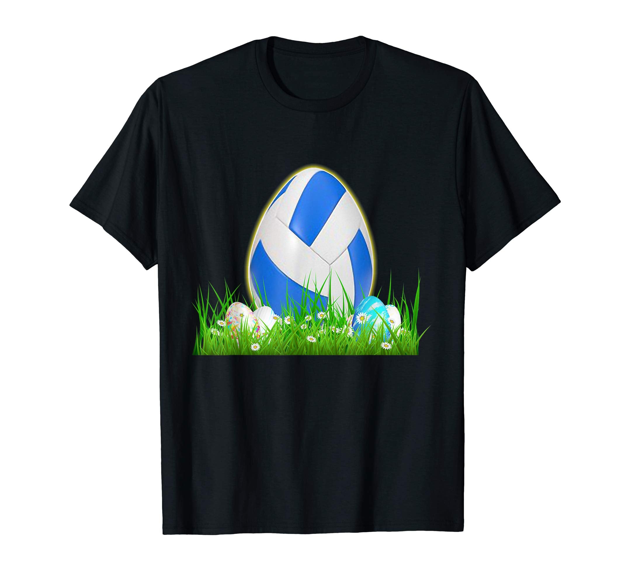 Volleyball Egg Easter Cute Jesus Christian T-shirt