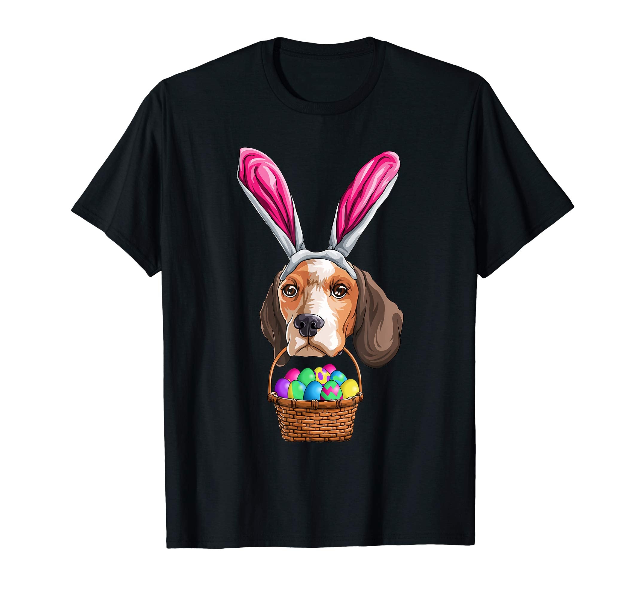 Easter Beagle T Shirt Men Women Kids Bunny Basket Eggs Gift