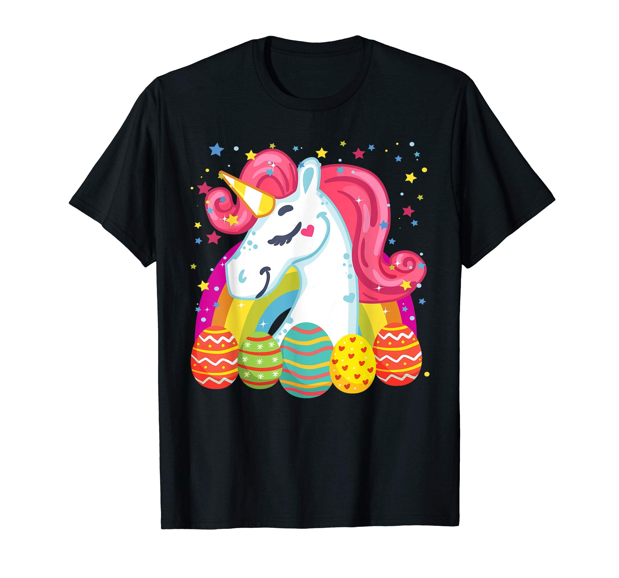 Unicorn Easter Eggs T-Shirt Gifts for Kids Boys Girls