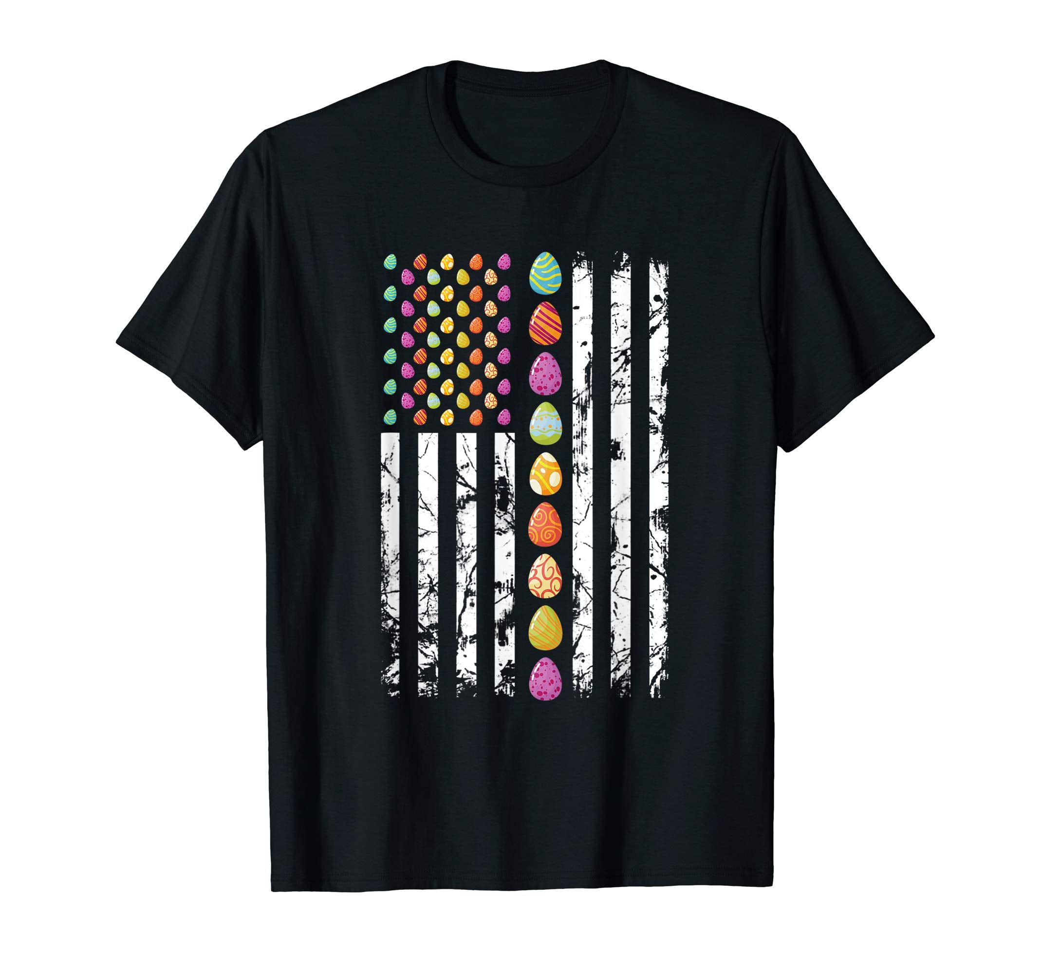 American Flag Easter Day T-shirt Easter Eggs and Bunnys Ou