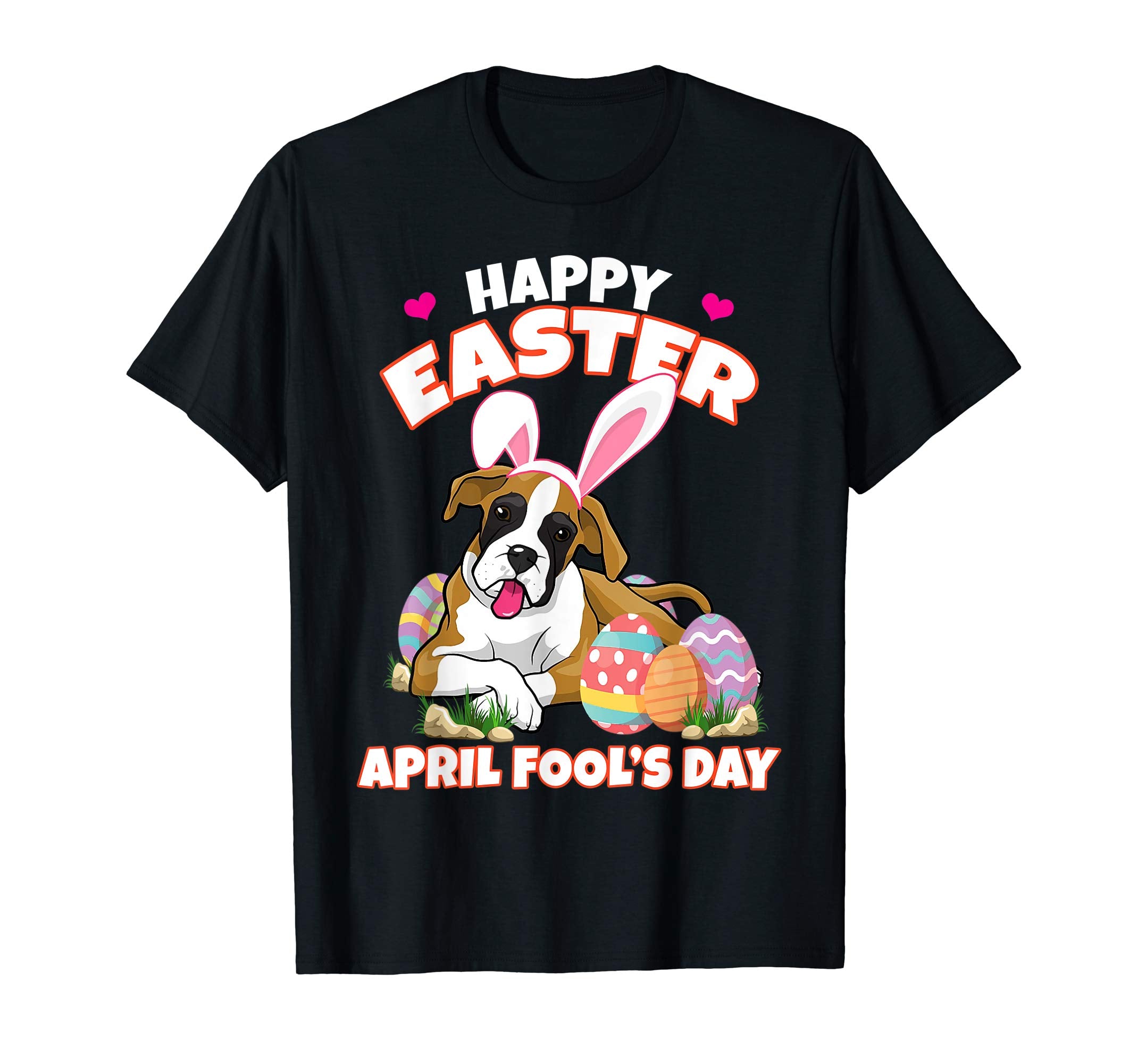 Happy Easter April Fool's Day Funny Boxer T Shirt