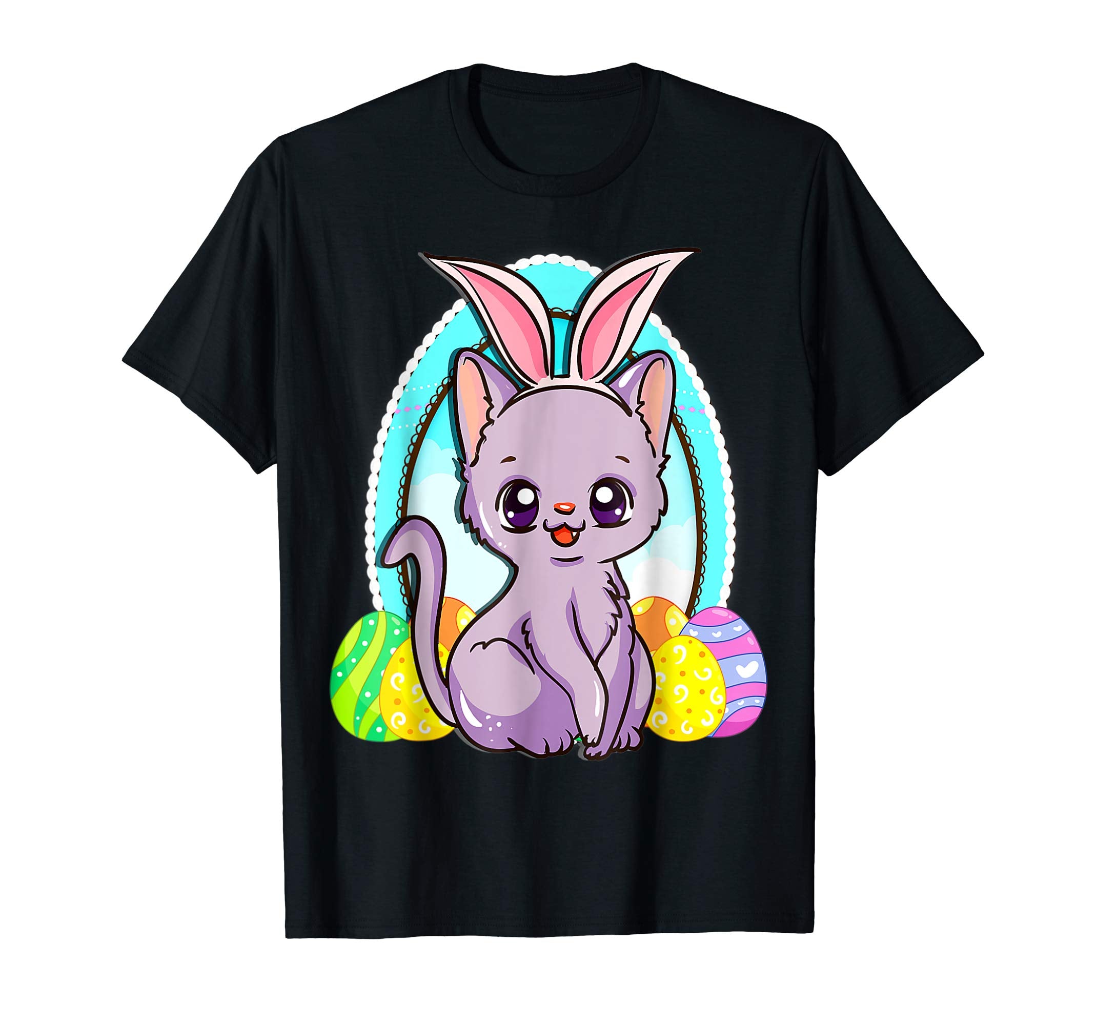 Easter Day Shirt Women Kitten Lover Gifts