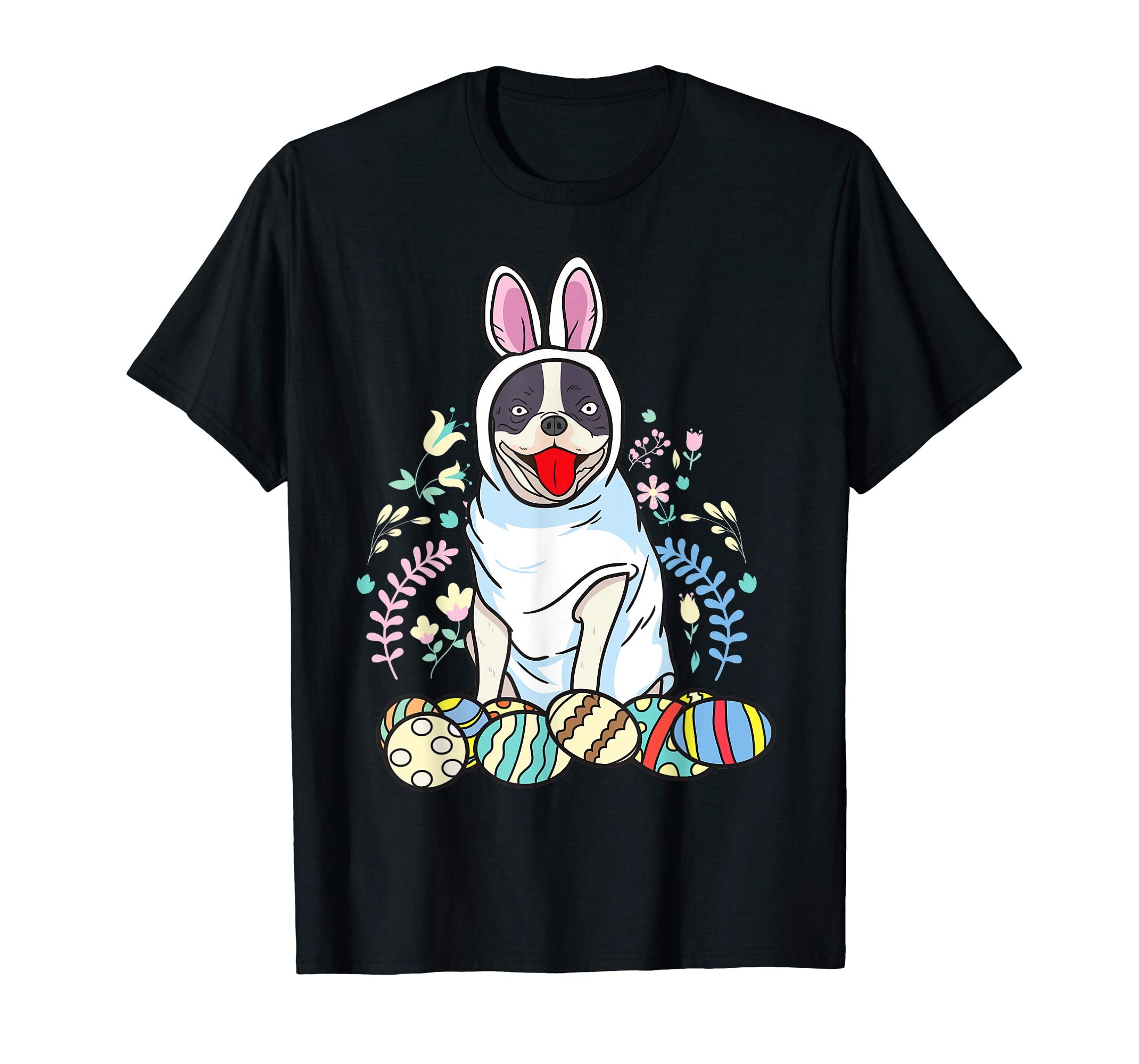 Bunny Easter Shirt French Bulldog Shirt Cool Dog T-Shirt