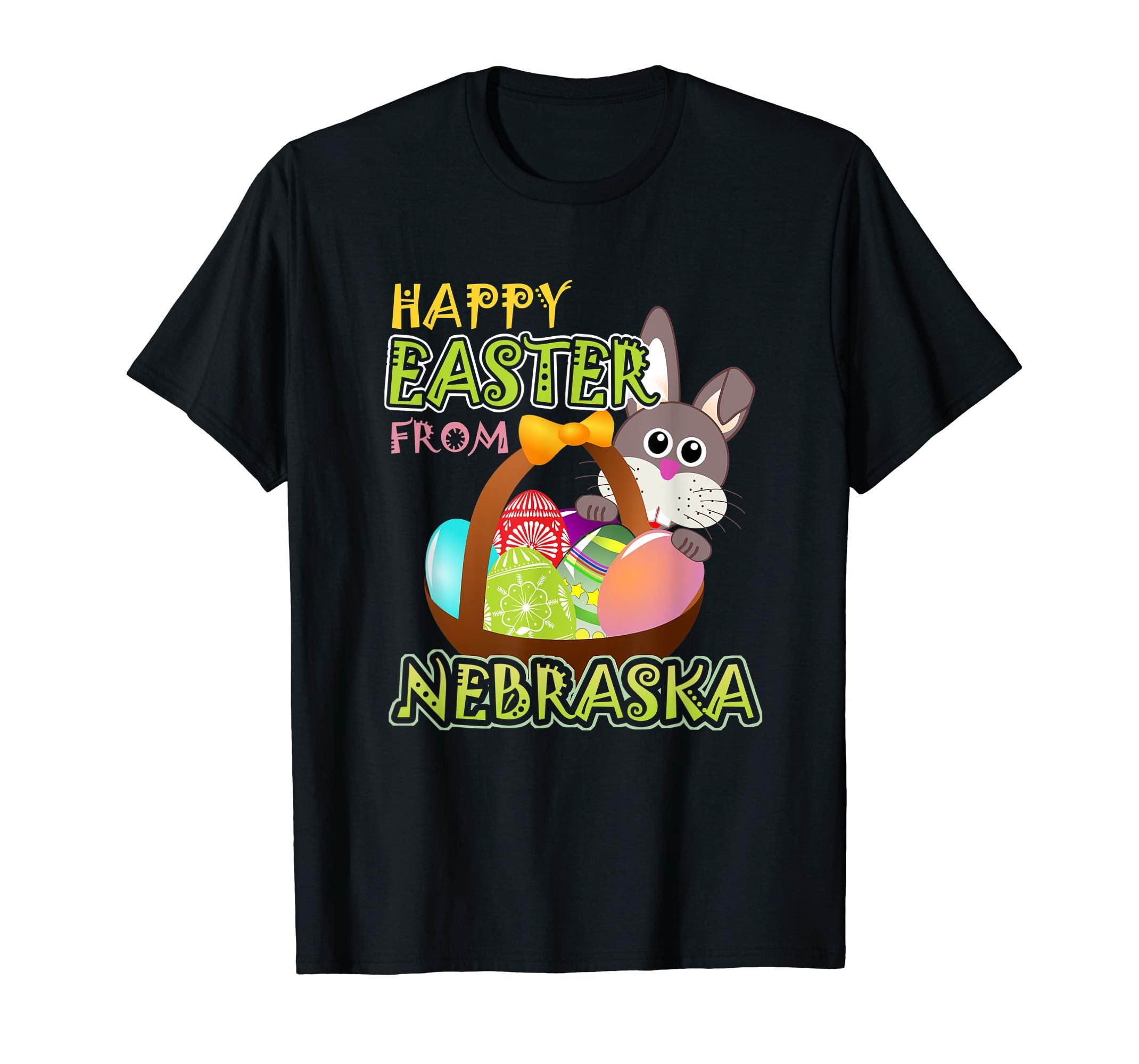 Happy Easter from Nebraska Funny States T-Shirt
