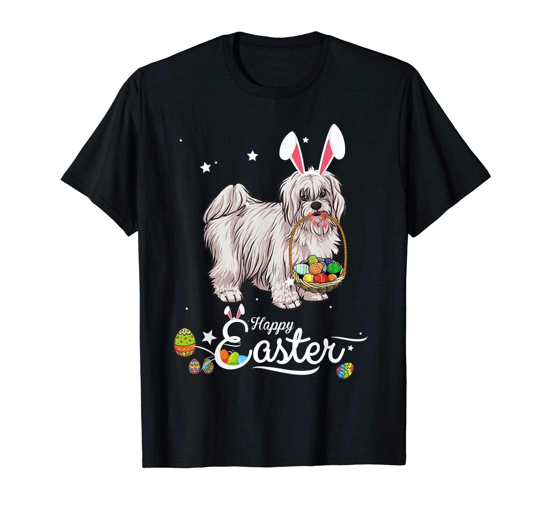 Coton De Tulear Dog With Bunny Hat Easter Costume T Shirt