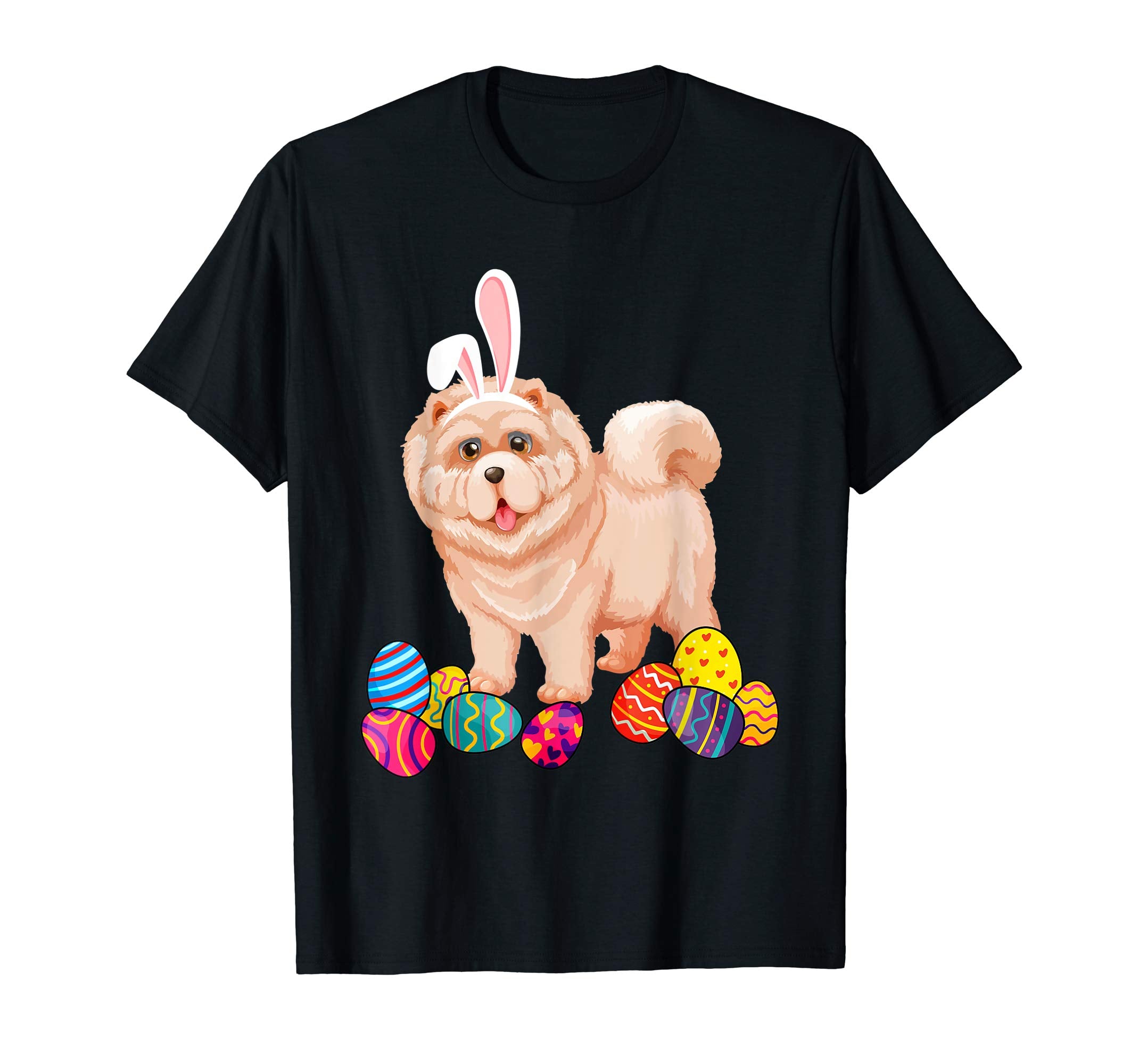 Chow Chow Bunny Ear With Egg Easter Easter Day Shirt