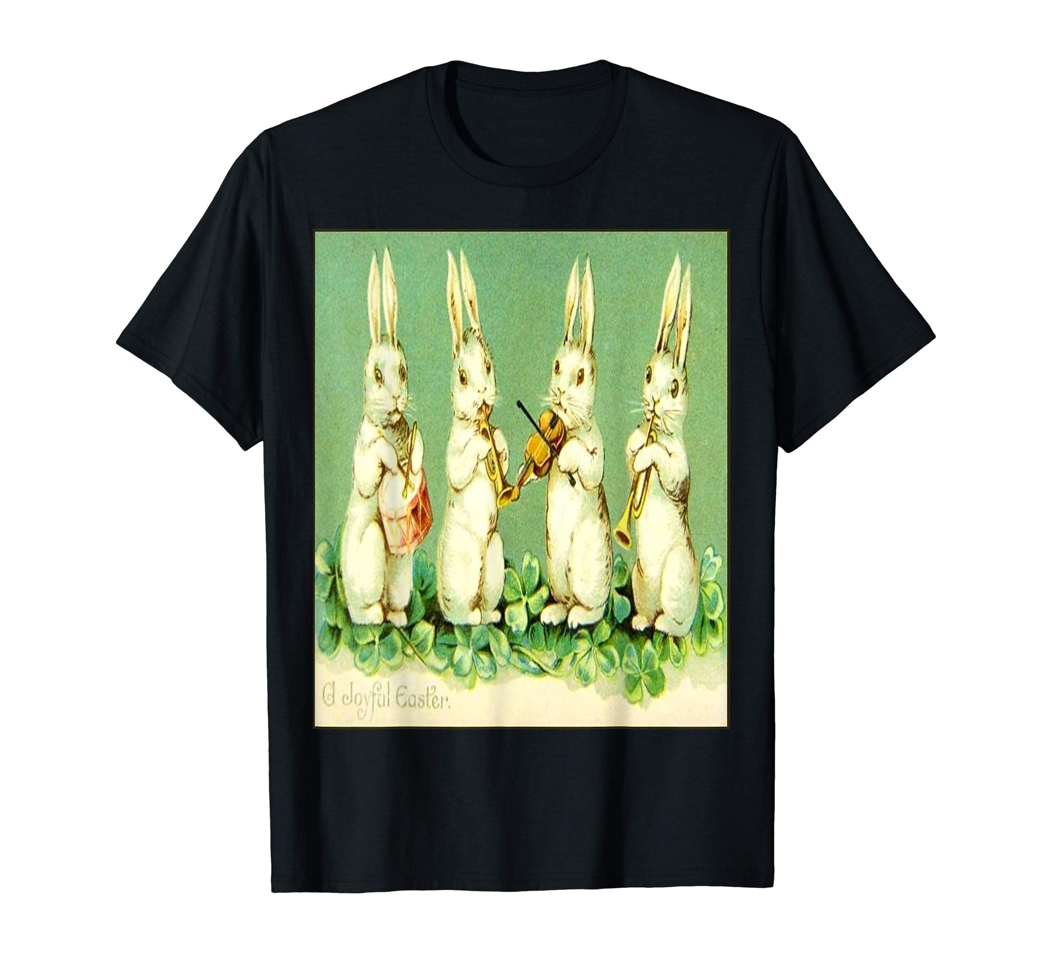 Vintage Musical Easter Bunnies Standard T Shirts