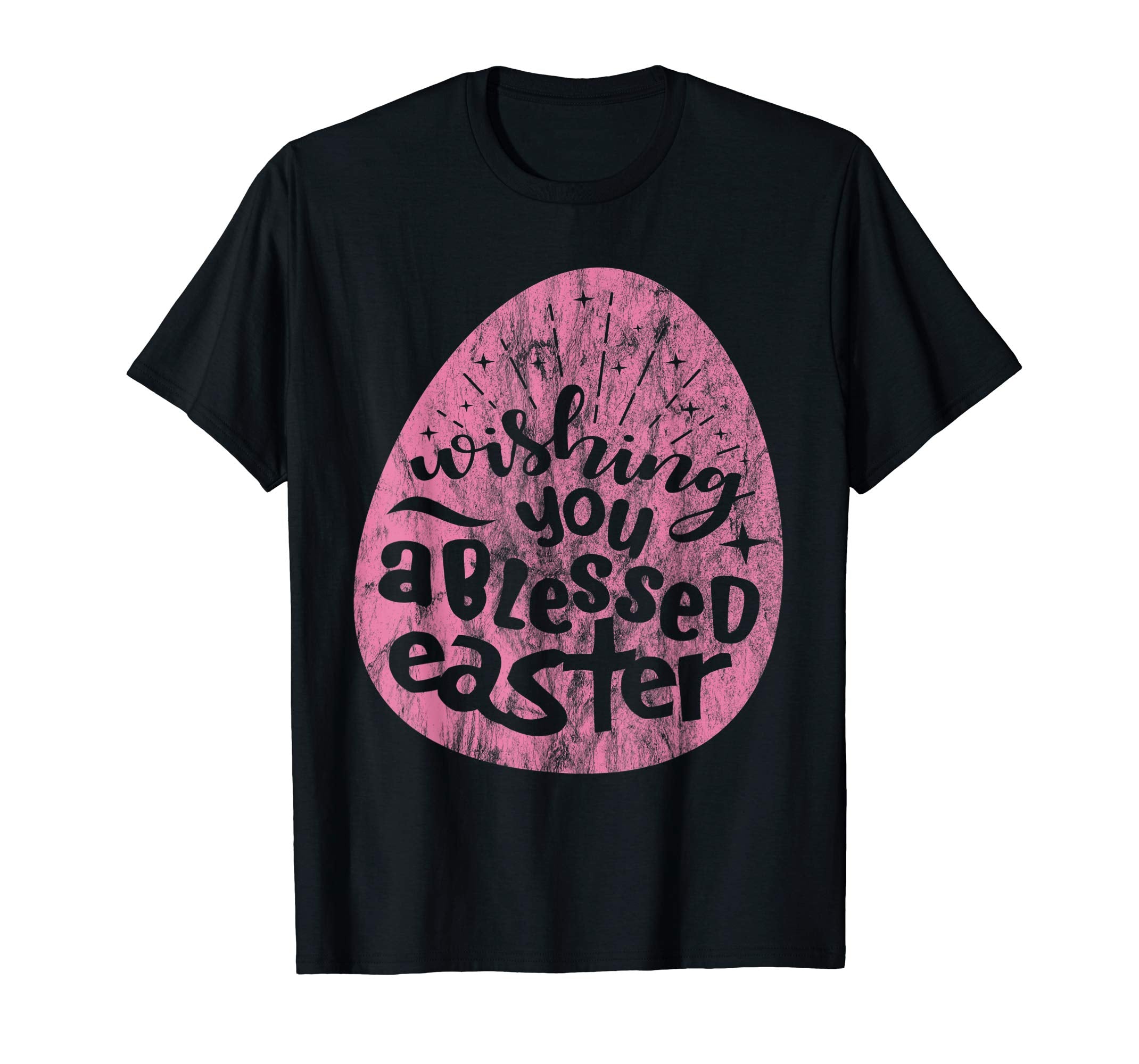 Wishing You A Blessed Easter T-Shirt Gift Women