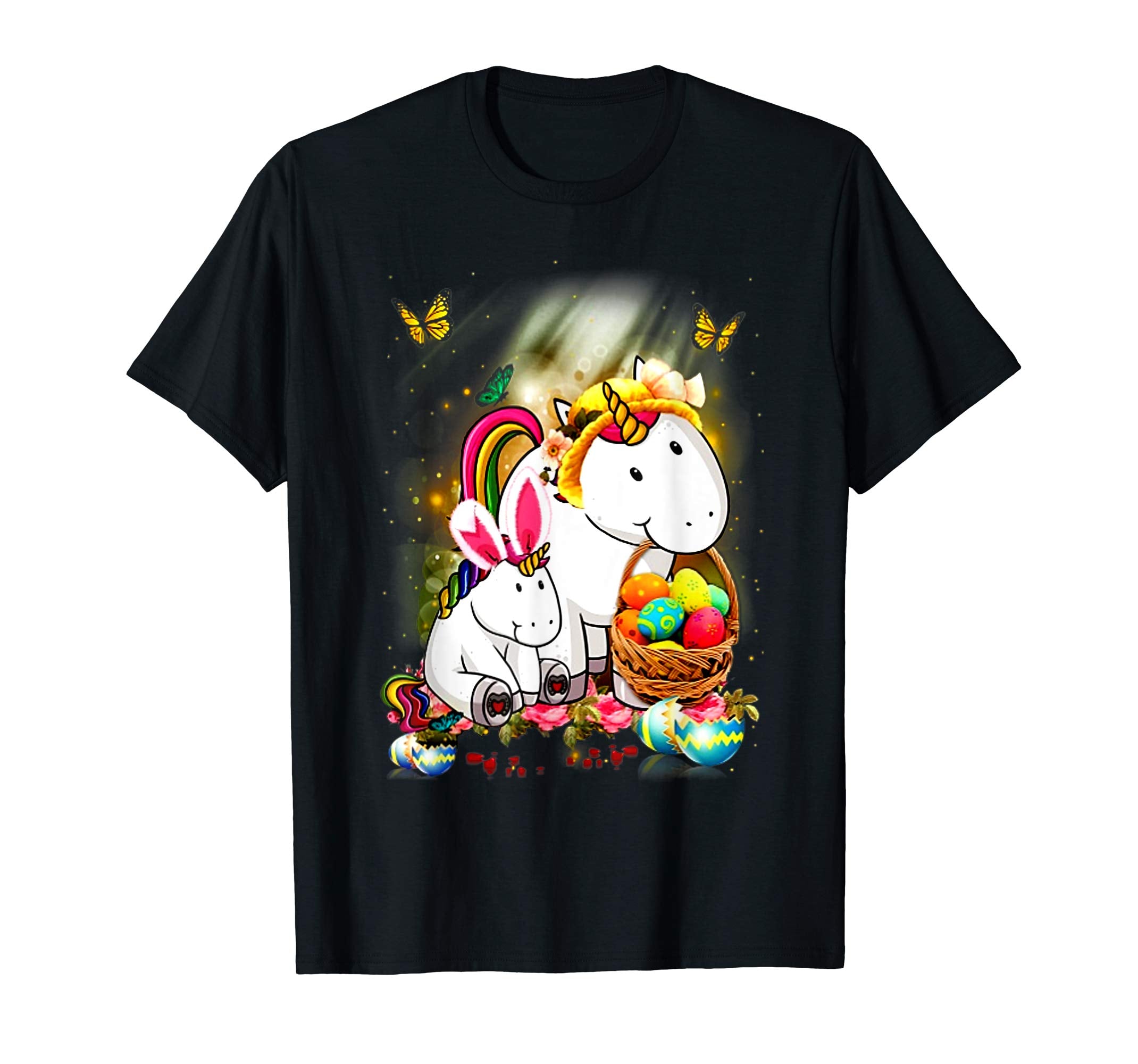 Unicorn mom Bunny Easter Shirt Unicorn eggs lover gift