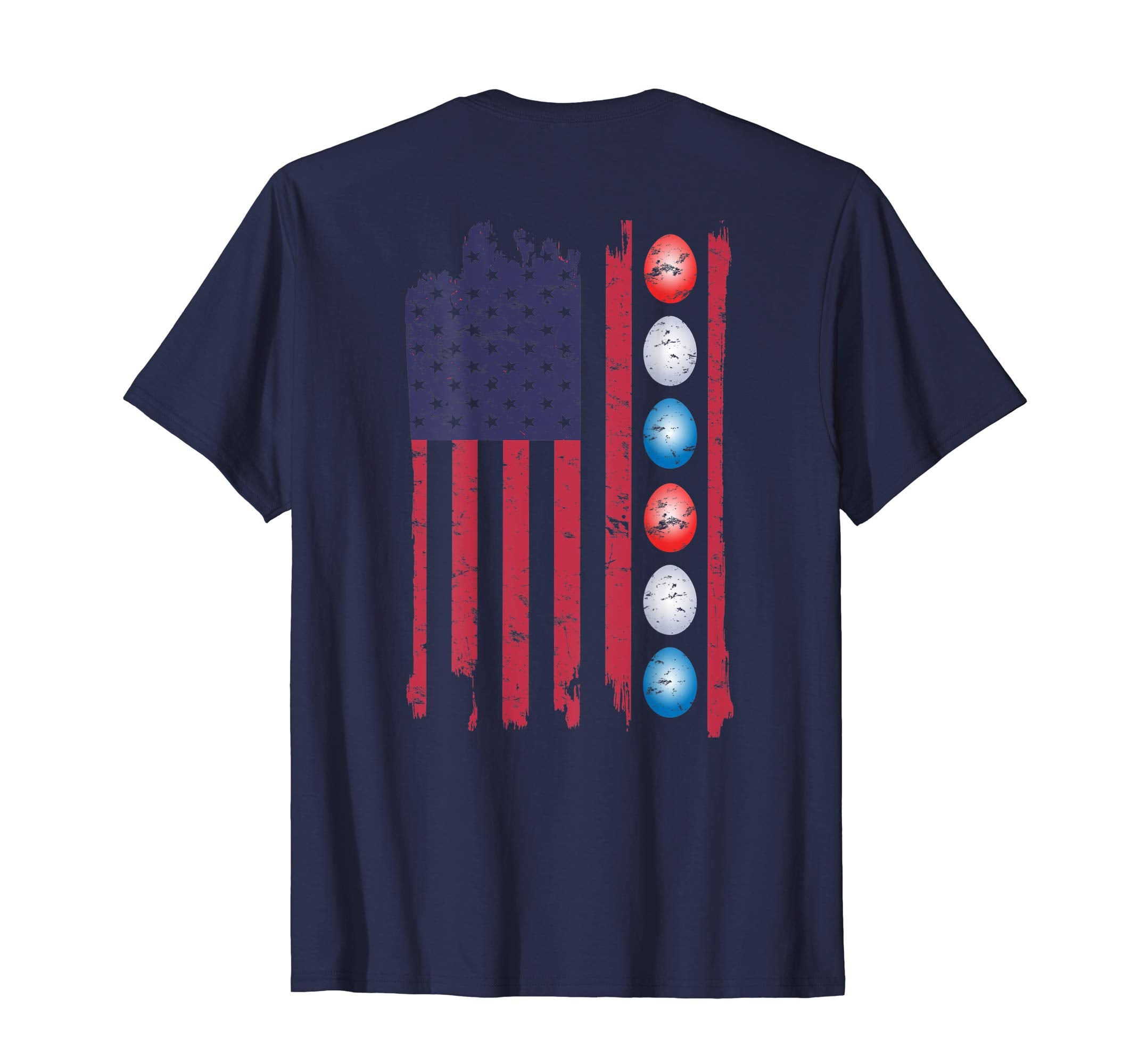 Funny Easter TShirt American Flag Easter Egg Gift