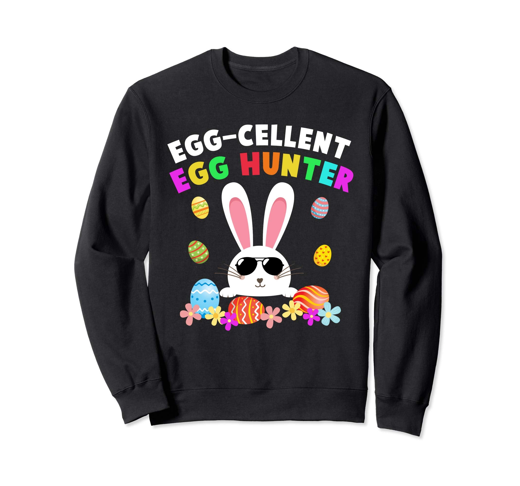 Egg-cellent Egg Hunter Easter T-Shirt Boys Girls Bunny Gift