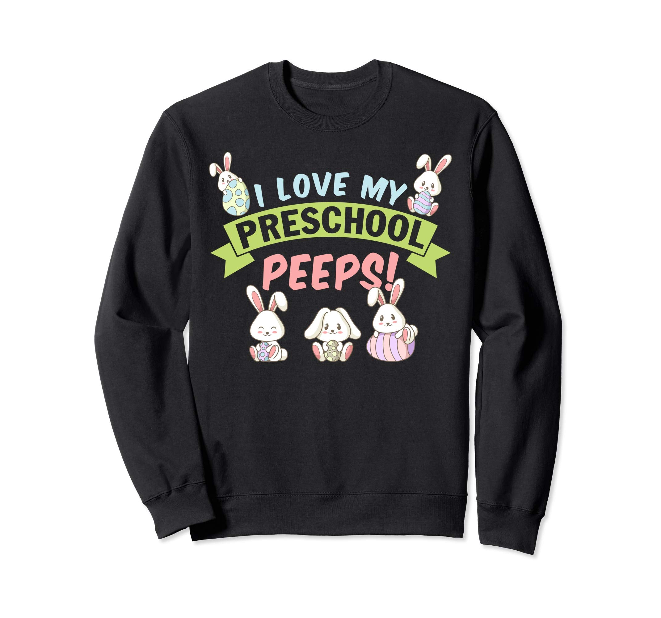 I Love My Preschool Peeps Bunnies Easter Teacher Shirt