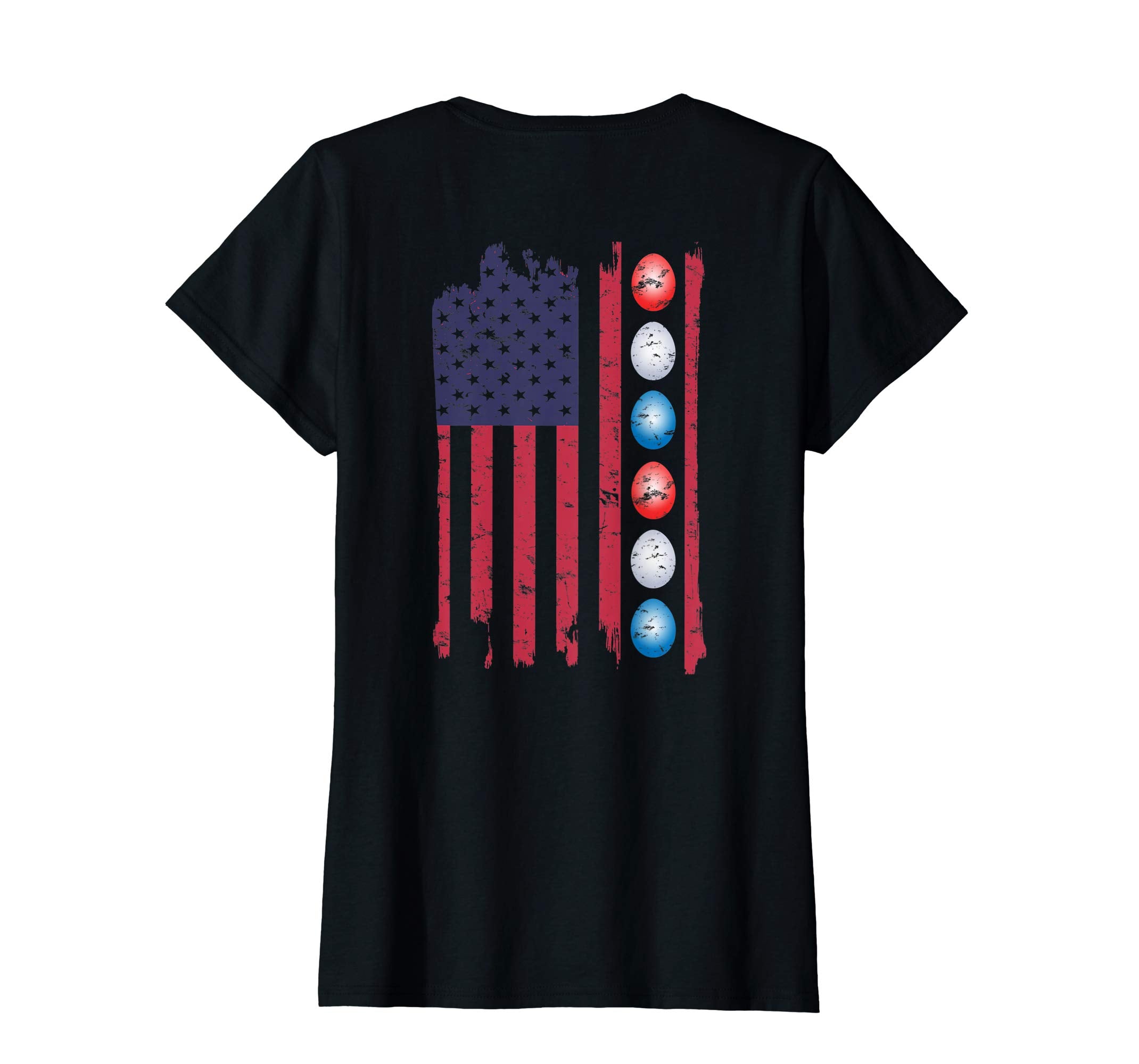 Funny Easter TShirt American Flag Easter Egg Gift