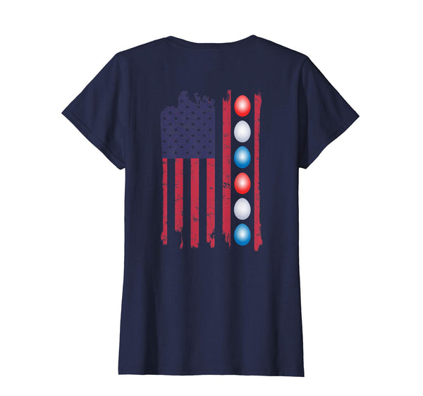Patriotic Easter TShirt American Flag Easter Egg Gift