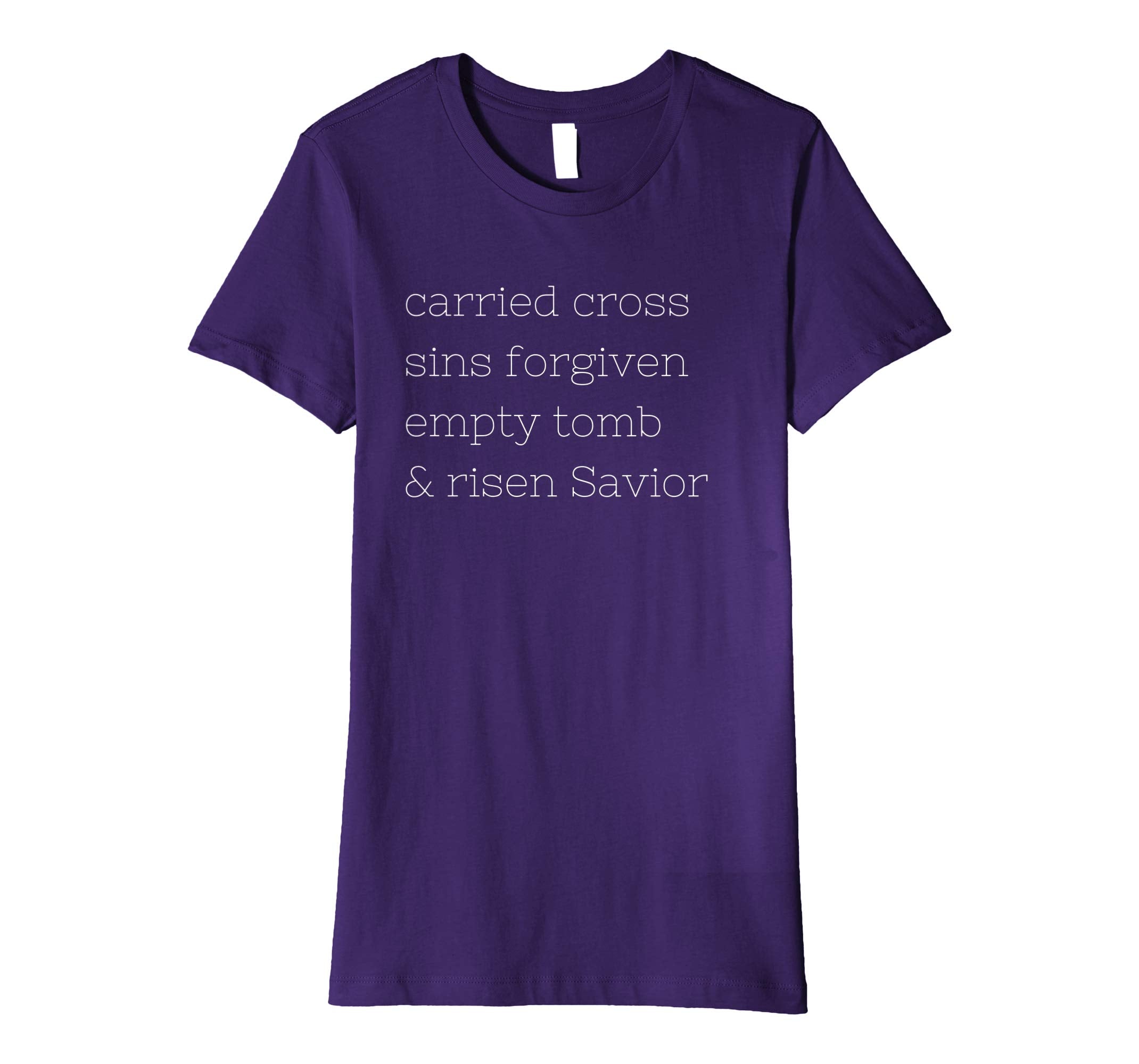 Easter T-shirt Empty Tomb Shirt Savior Jesus Cross Forgiven