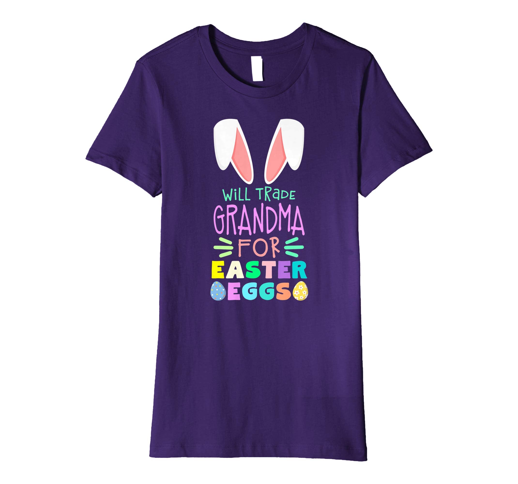 Will Trade Grandma For Eggs Happy Easter Boys Girls T Shirt