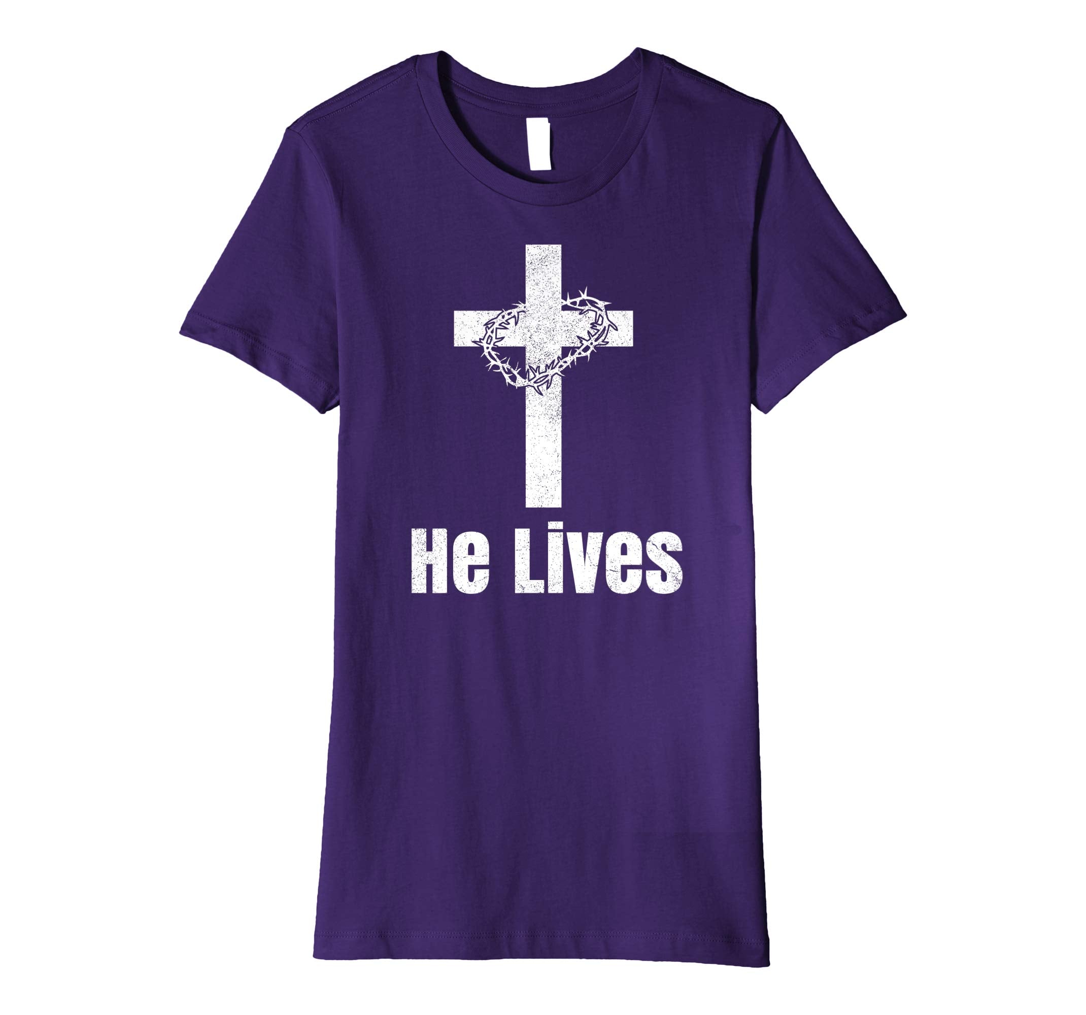 He Lives Easter Religious Christian Jesus Cross T Shirt