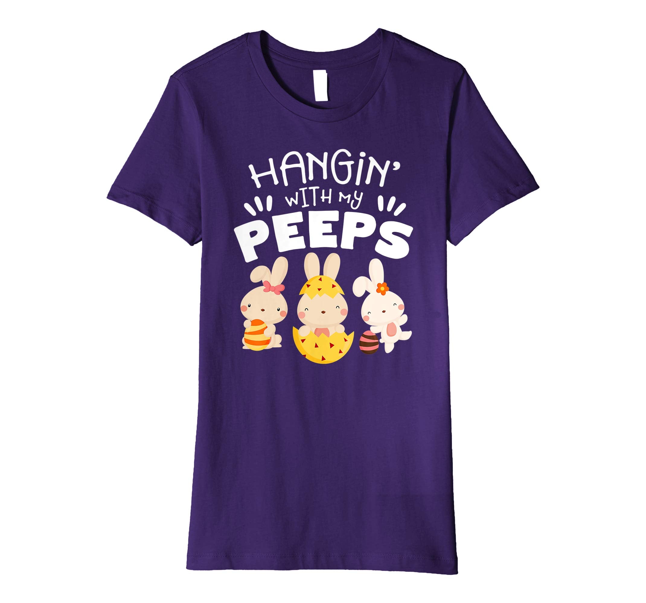 Hanging With My Peeps Happy Easter Kids Boys Girls T Shirt