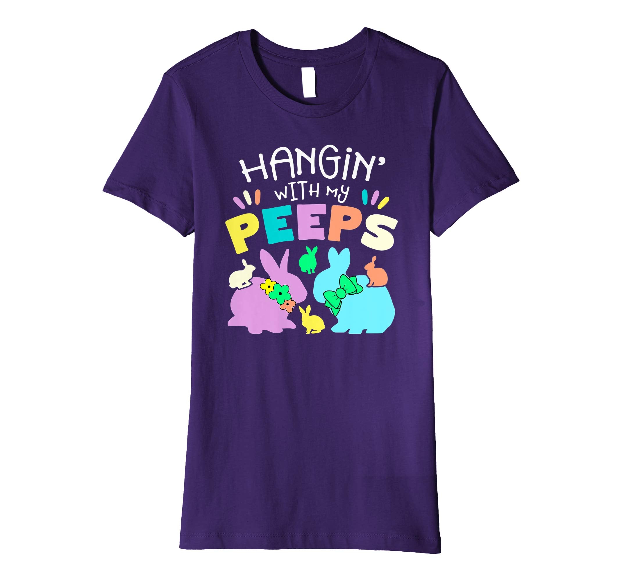 Hanging With My Peeps Happy Easter Kids Boys Girls T Shirt