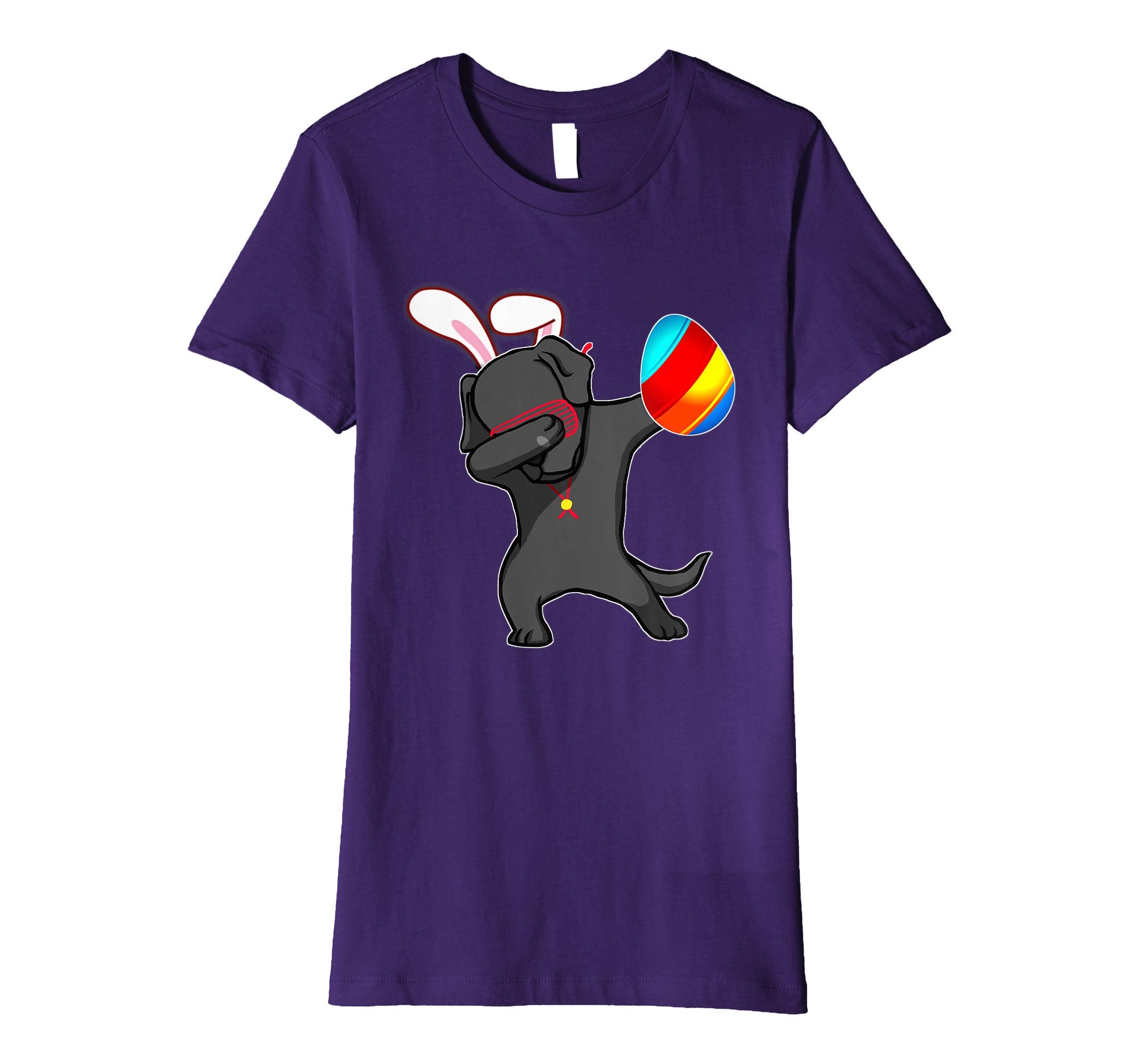 Easter Bunny Dabbing Labrador Dog Tshirt Egg Ears Gift