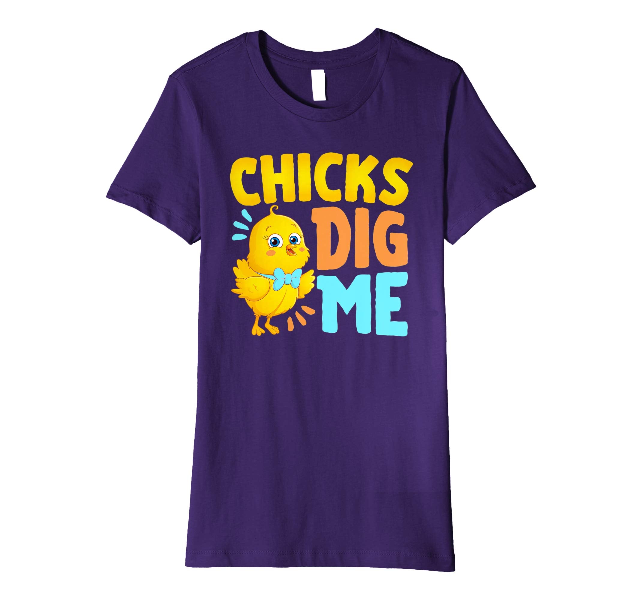 Chicks Dig Me Egg Hunt Happy Easter Kids Boys Girls T Shirt