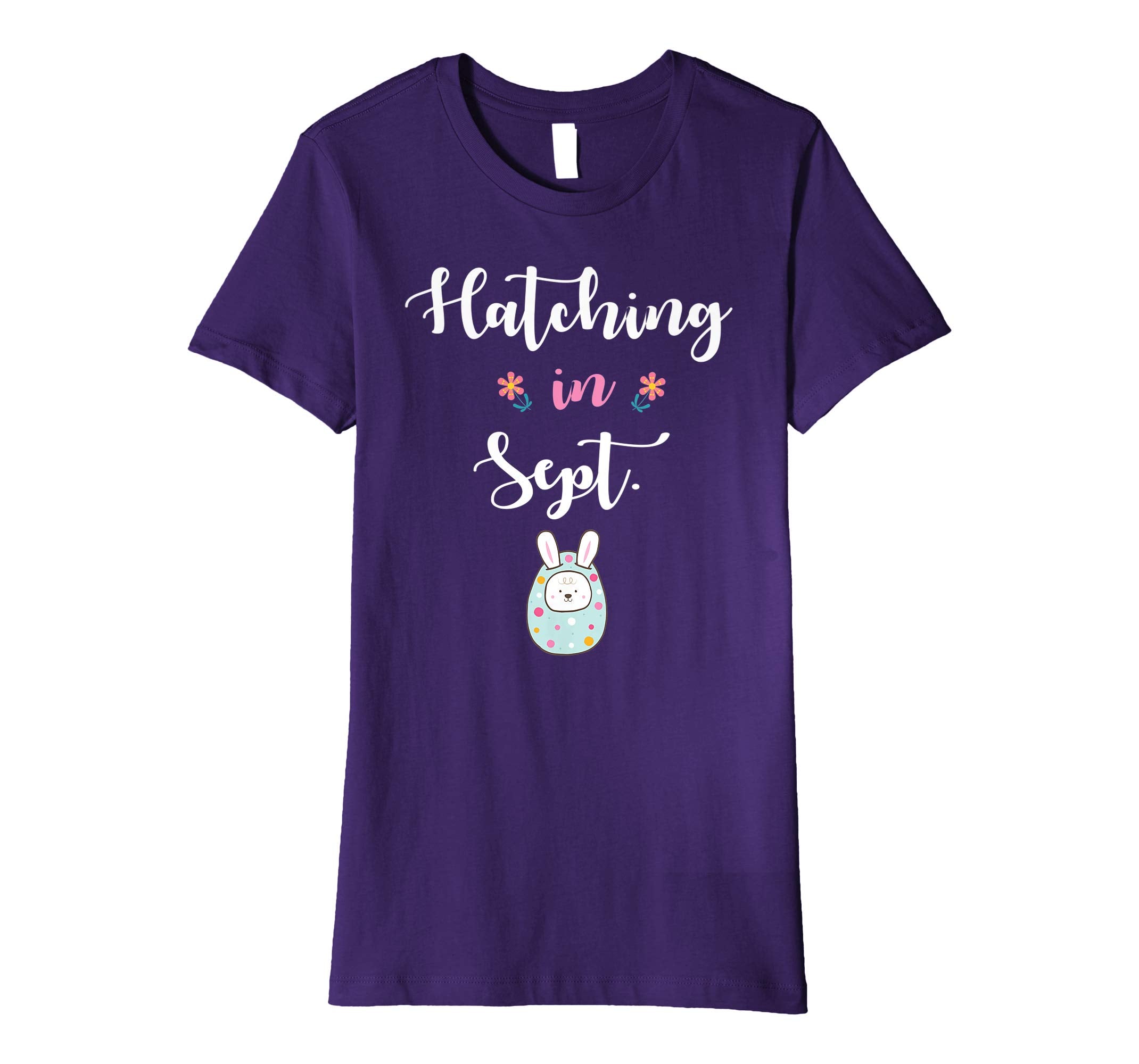 Pregnancy Bunny In Easter Egg Hatching In September Shirt