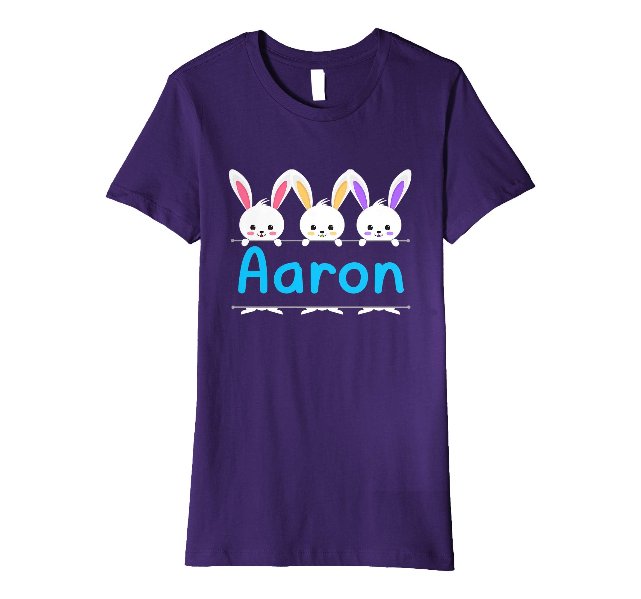 Easter day t-shirt super cute 3 Aaron Rabbits