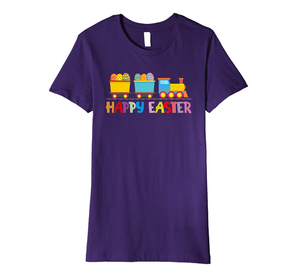 Happy Easter Train Egg Hunt Kid Boys Girls Outfit Gift Shirt