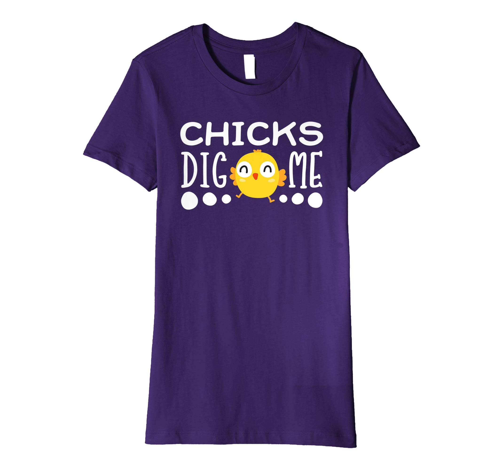 Chicks Dig Me Egg Hunt Happy Easter Kids Boys Girls T Shirt