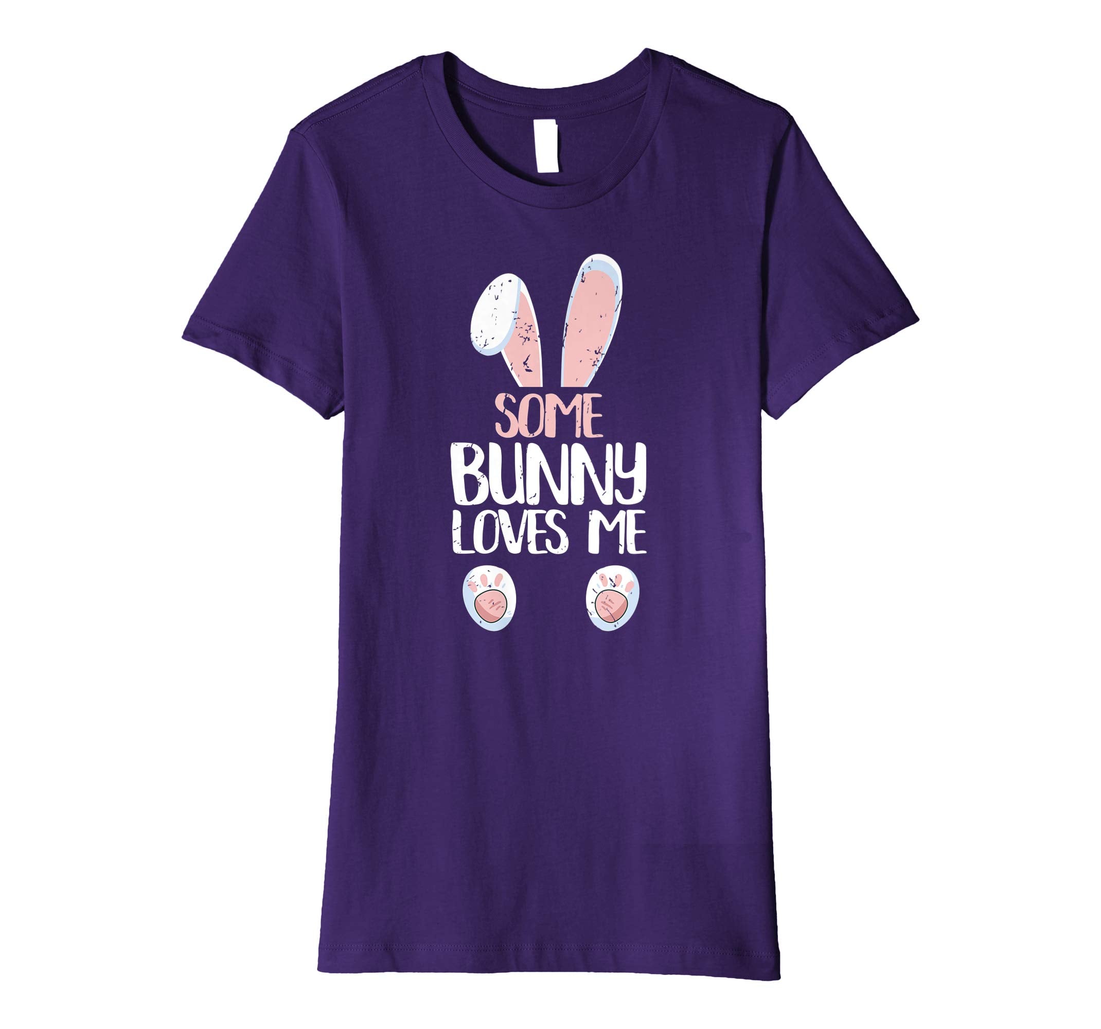 Some Bunny Loves Me Cute Easter Couple Gift T-Shirt