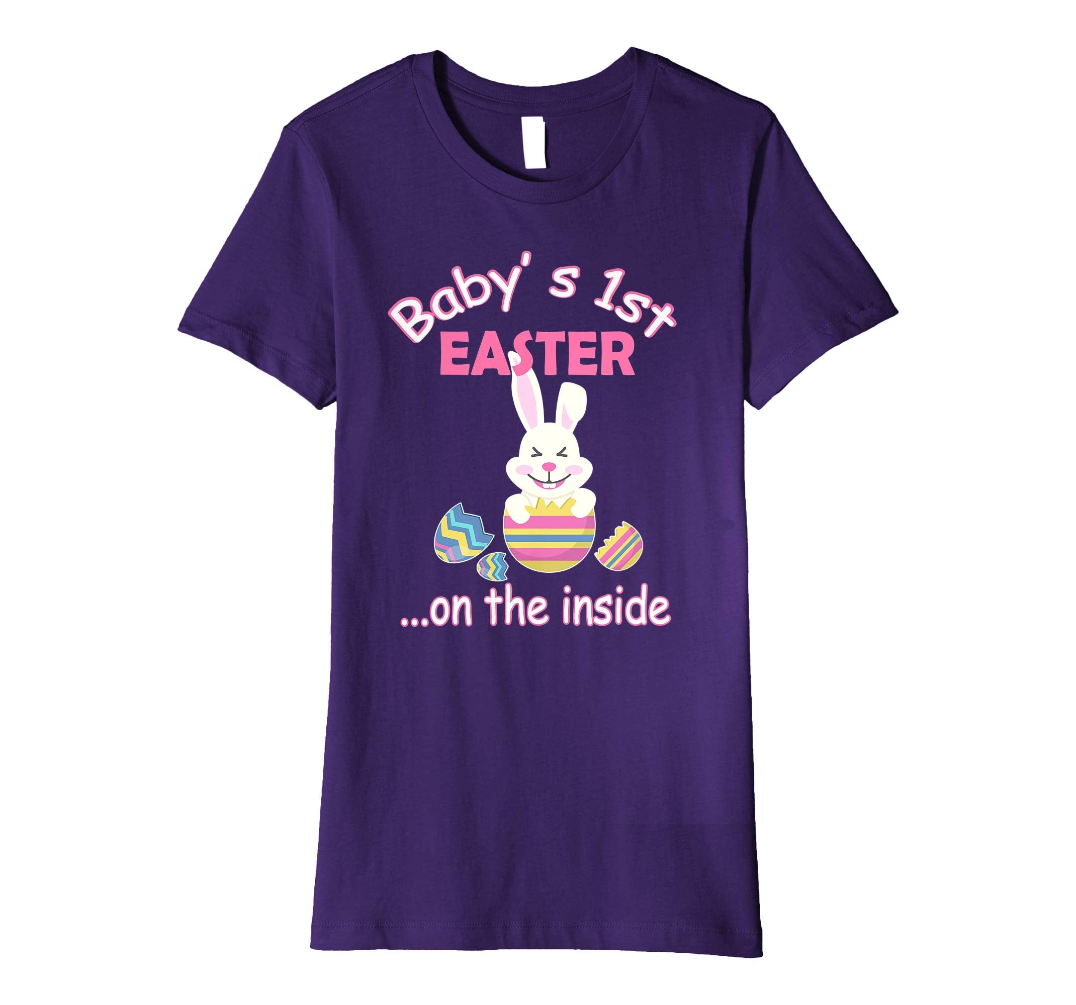 Bunny Open Easter Egg Baby's 1st Easter On The Inside Shirt