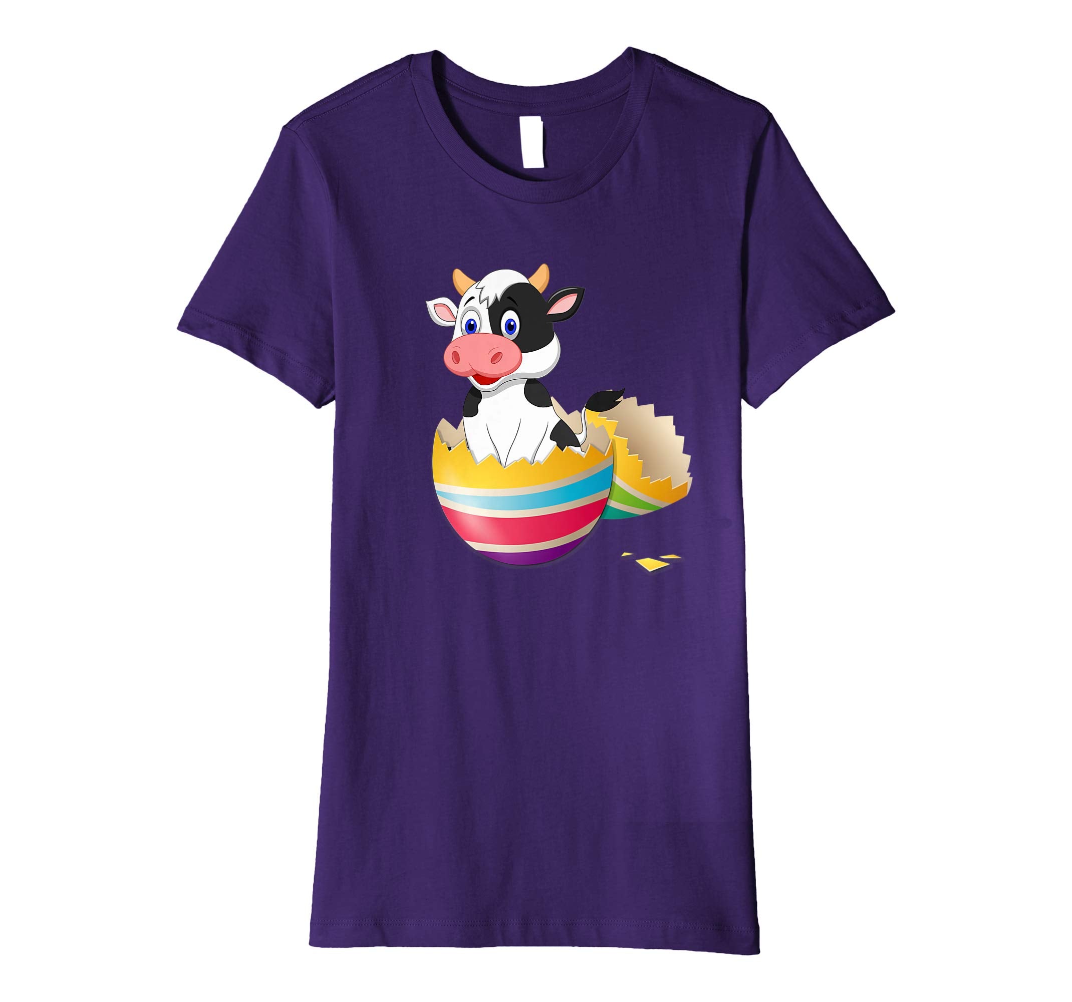 Baby Cow Hatching From Easter Egg Easter Day Shirt