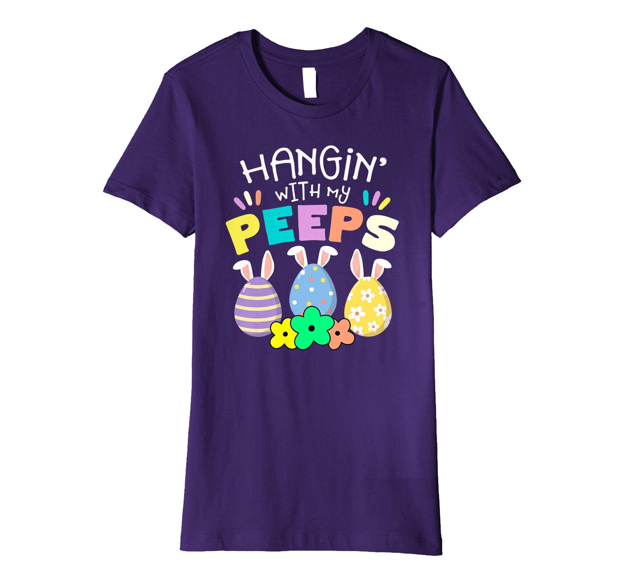 Hanging With My Peeps Happy Easter Kids Boys Girls T Shirt