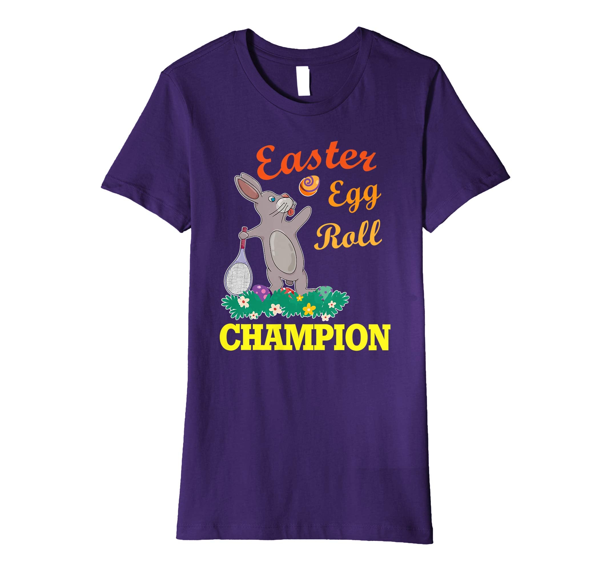 Bunny Rabbit Playing Tennis Easter Egg Roll Champion Shirt