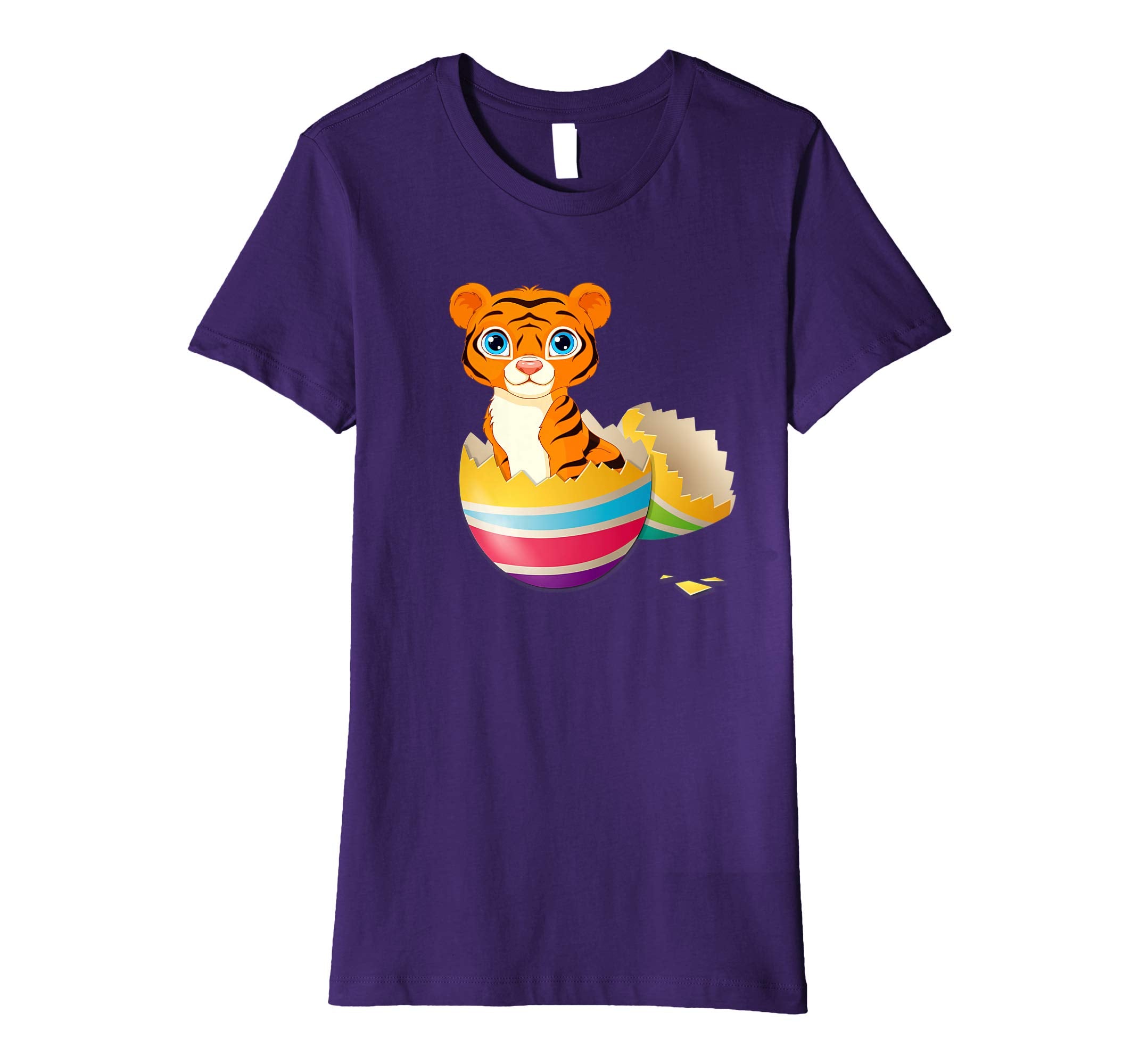 Baby Tiger Hatching From Easter Egg Easter Day Shirt