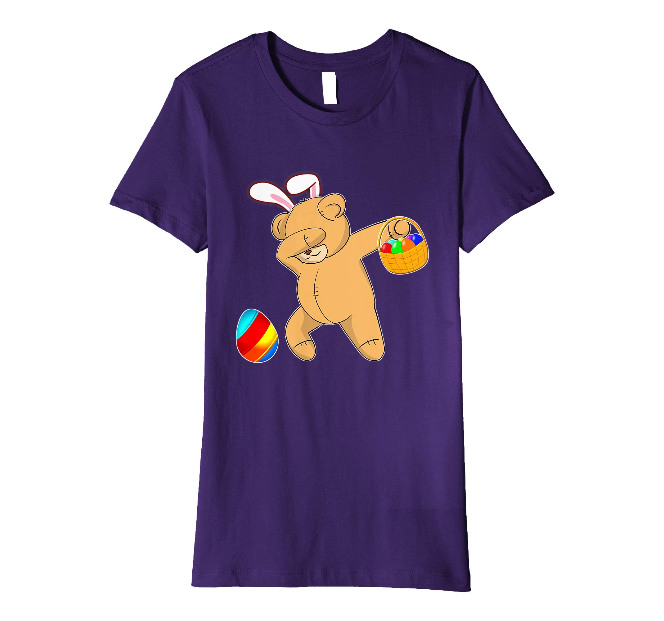 Easter Bunny Dabbing Teddy Bear Tshirt Easter Egg Gift