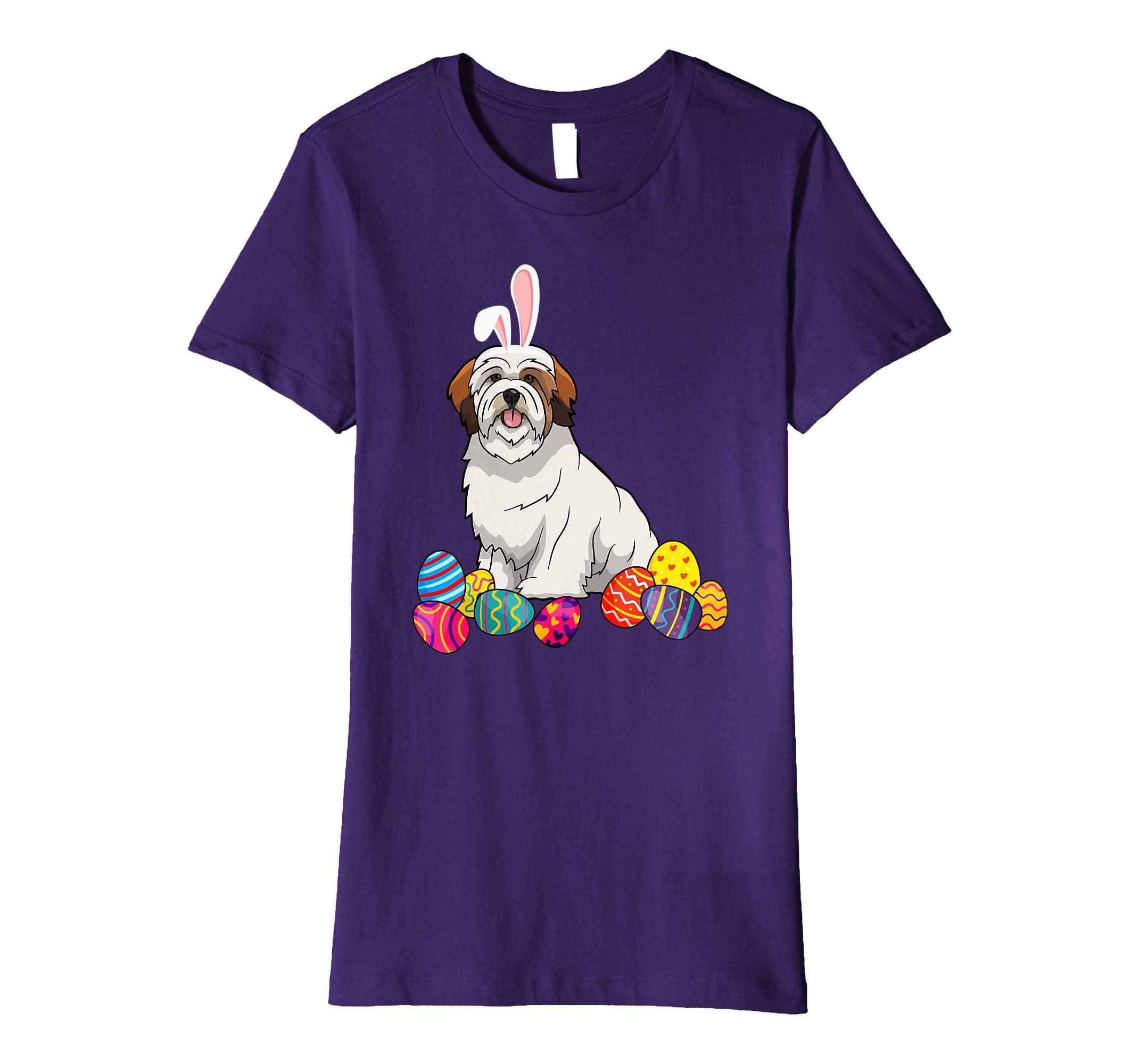 Lhasa Apsos Bunny Ear With Egg Easter Easter Day Shirt
