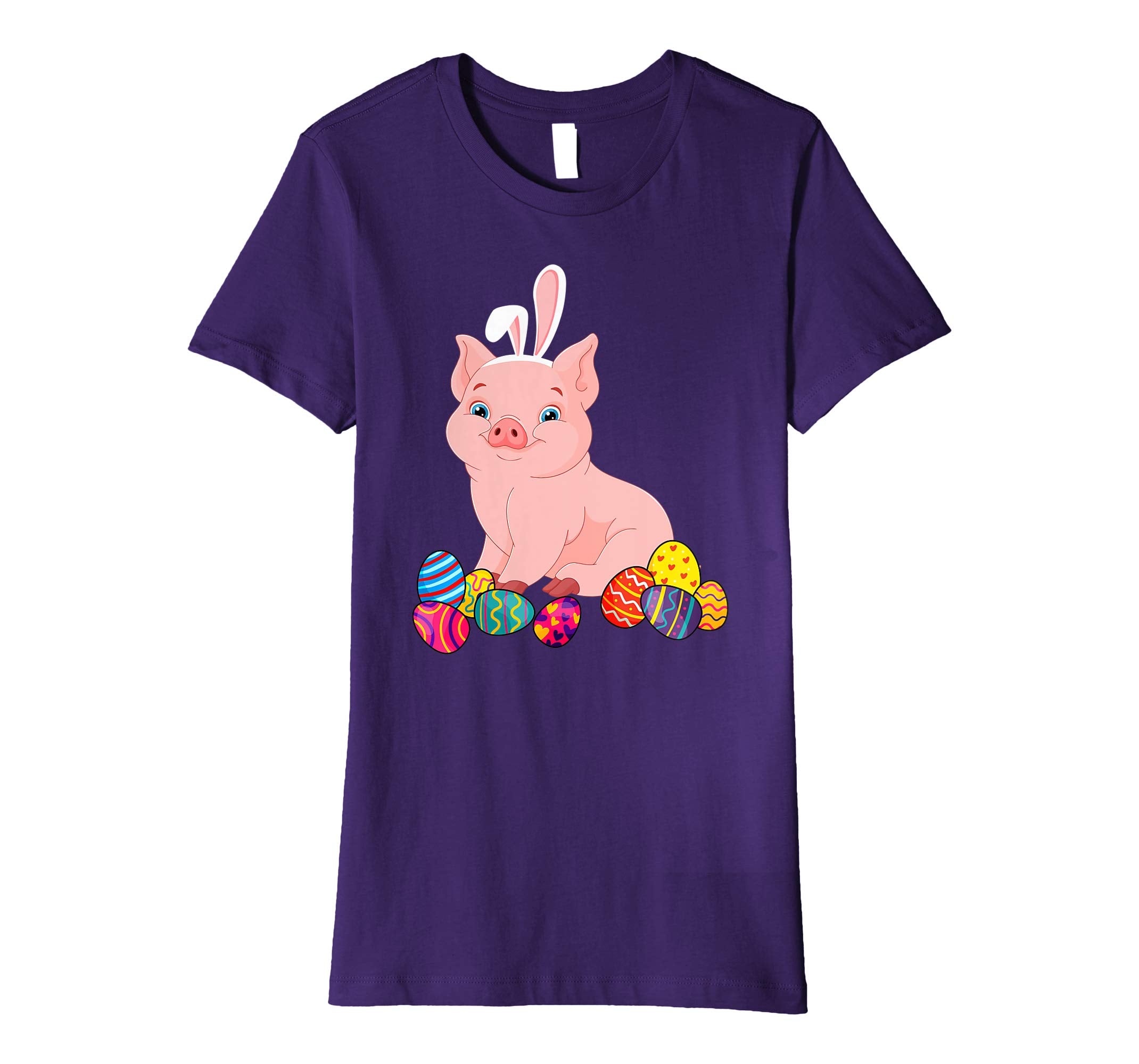 Pig Bunny Ear With Egg Easter Easter Day Shirt