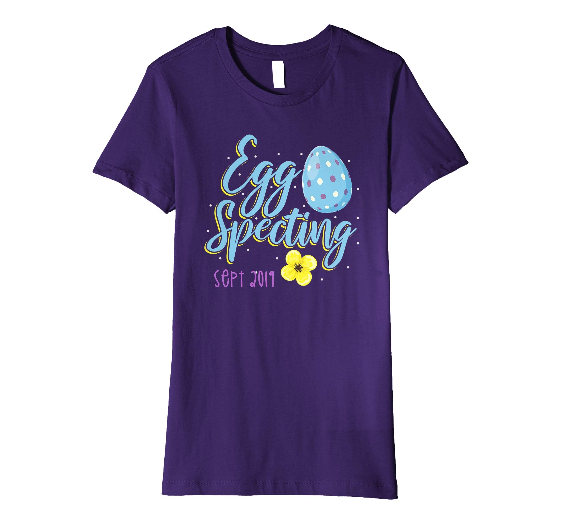 Eggspecting a Baby T Shirt Easter Egg September 2019