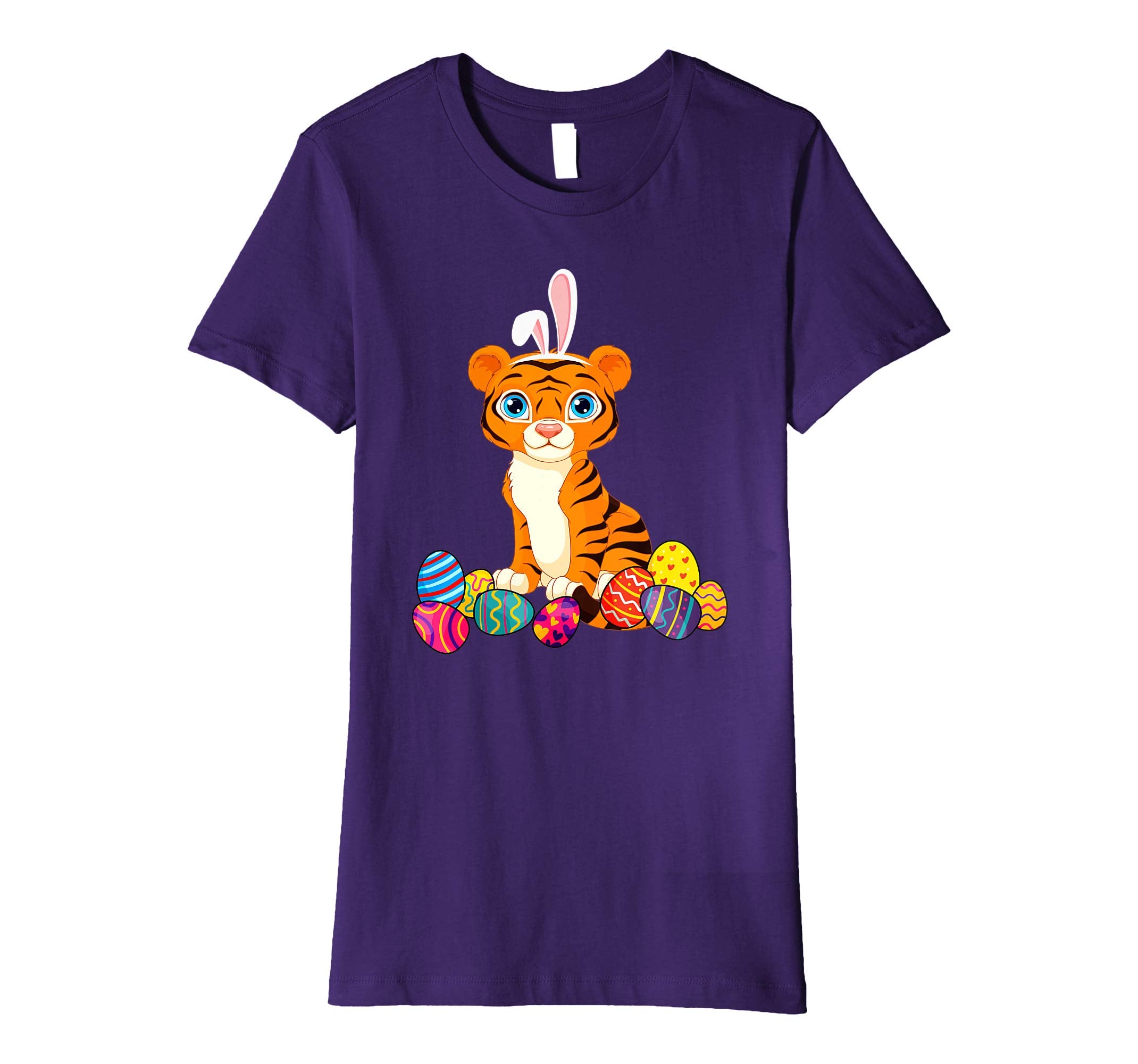 Tiger Bunny Ear With Egg Easter Easter Day Shirt