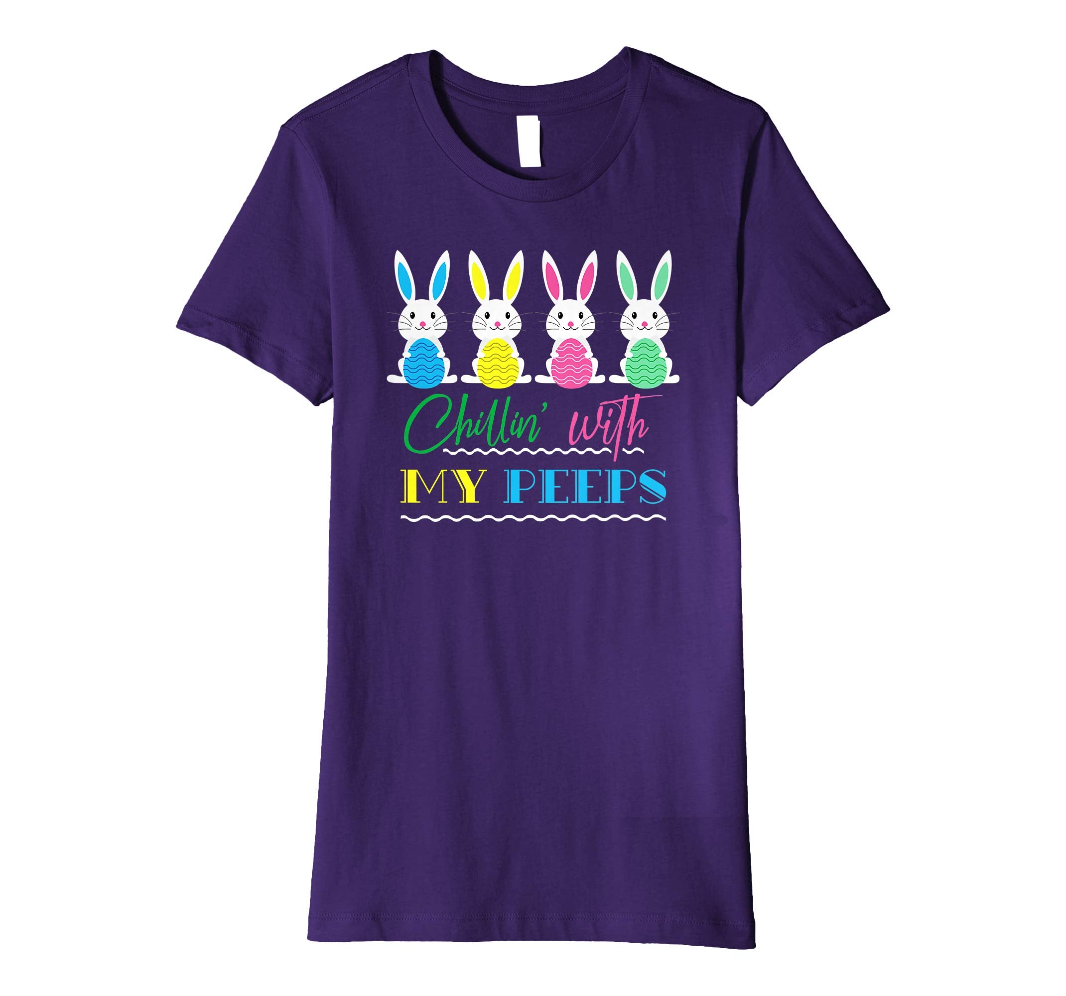 Funny Easter Chillin' with my Peeps Bunnies T-Shirt
