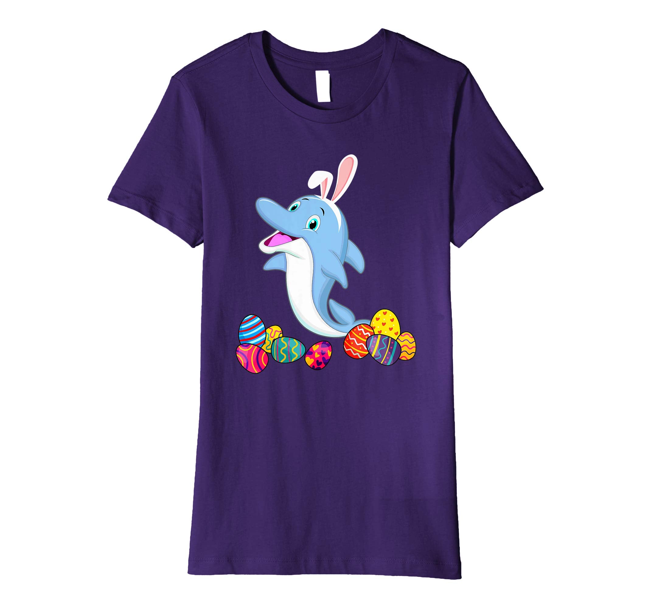 Dolphin Bunny Ear With Egg Easter Easter Day Shirt