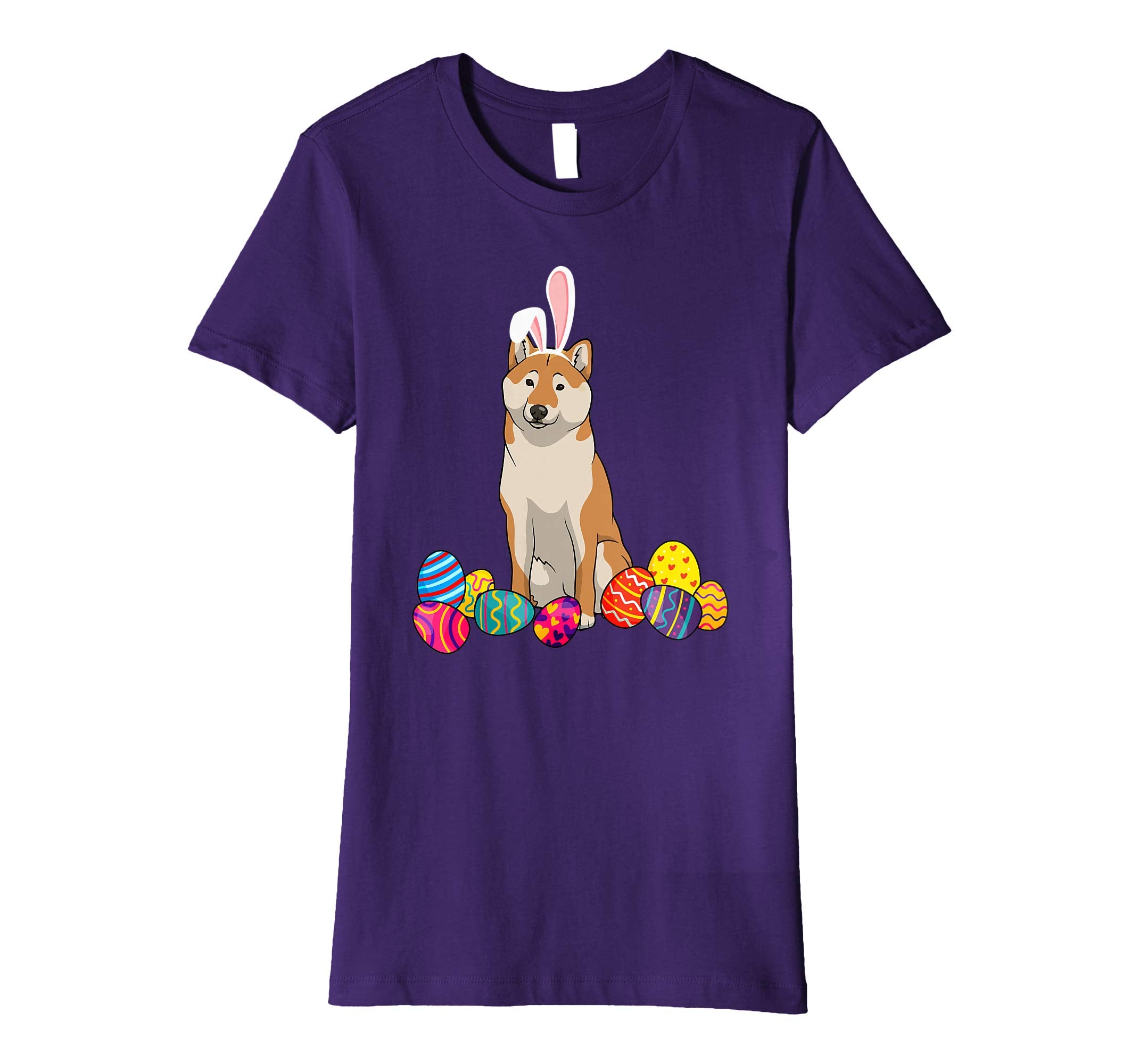 Shiba Bunny Ear With Egg Easter Easter Day Shirt