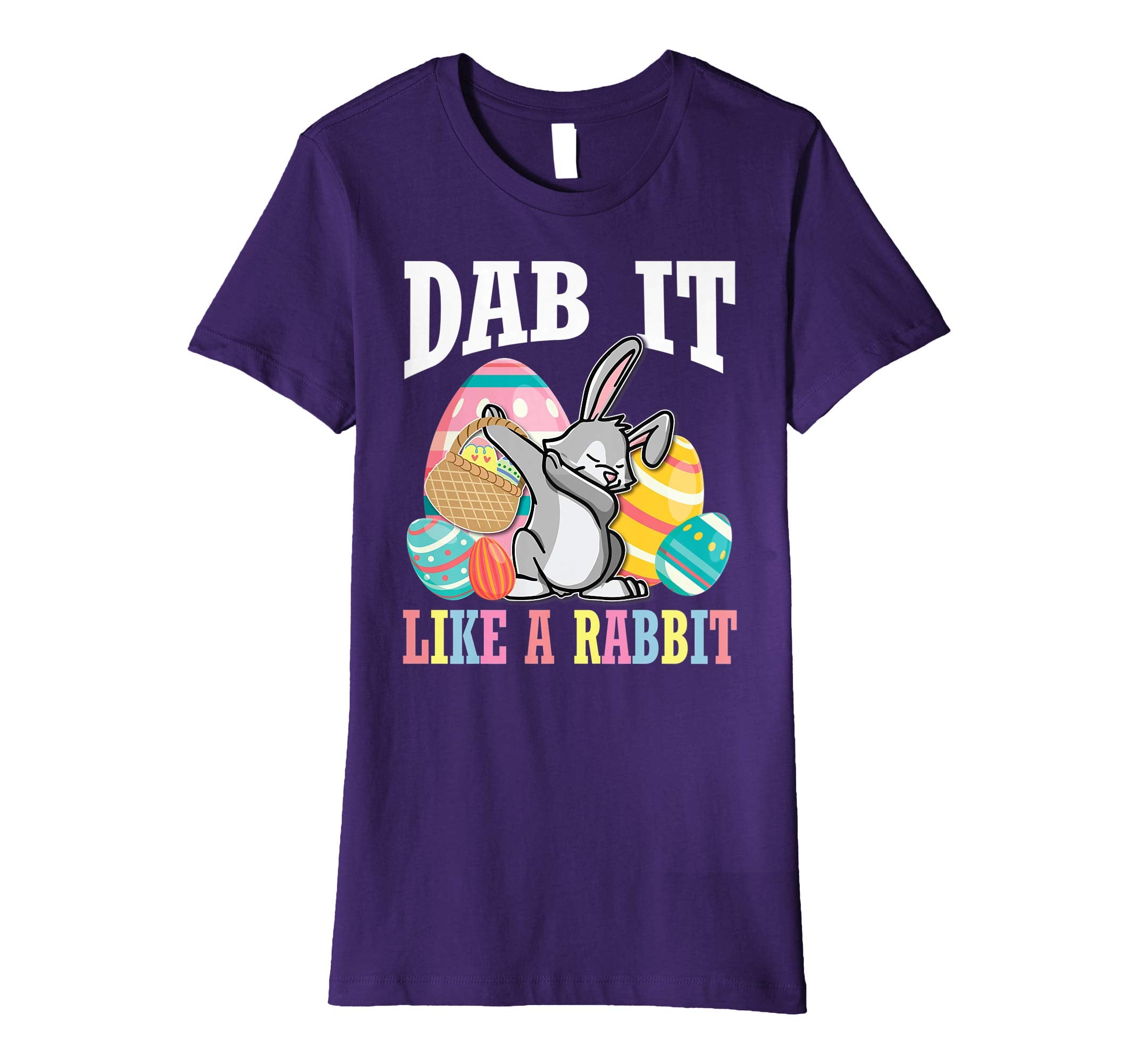 Lovely Bunny Dabbing Easter Eggs Shirt Dab It Like A Rabbit