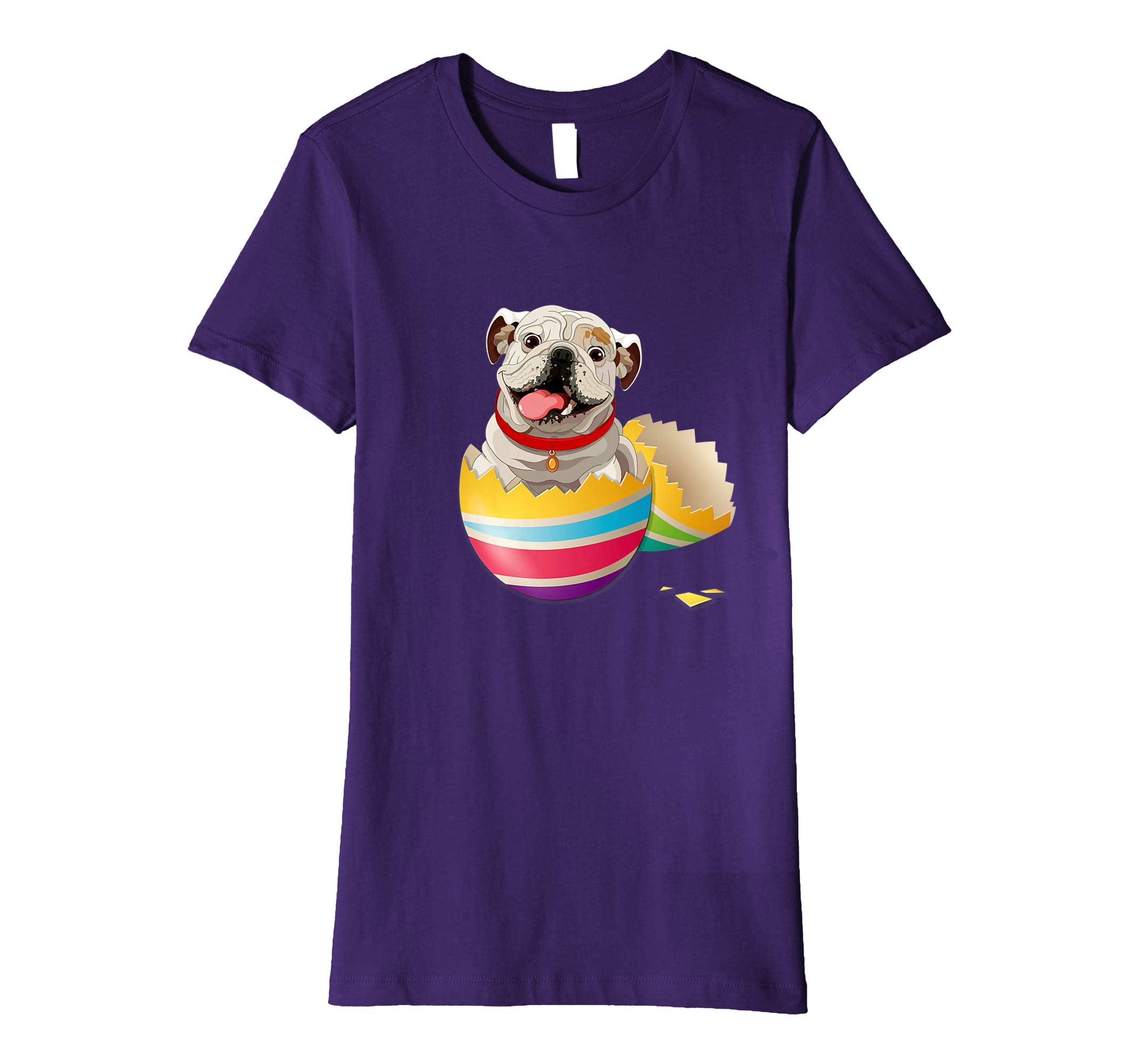 English Bulldog Hatching From Easter Egg Easter Day Shirt