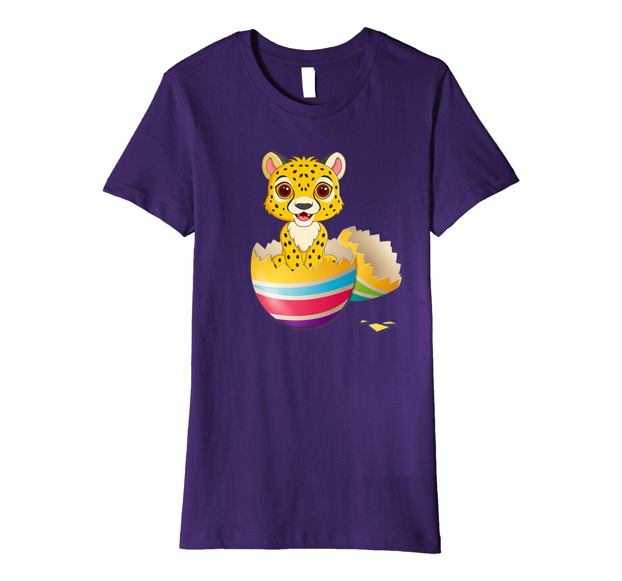 Baby Cheetah Hatching From Easter Egg Easter Day Shirt