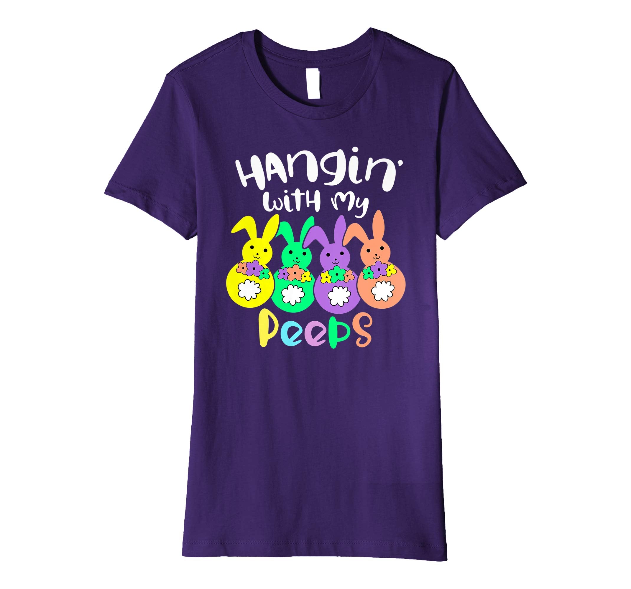 Hanging With My Peeps Happy Easter Kids Boys Girls T Shirt