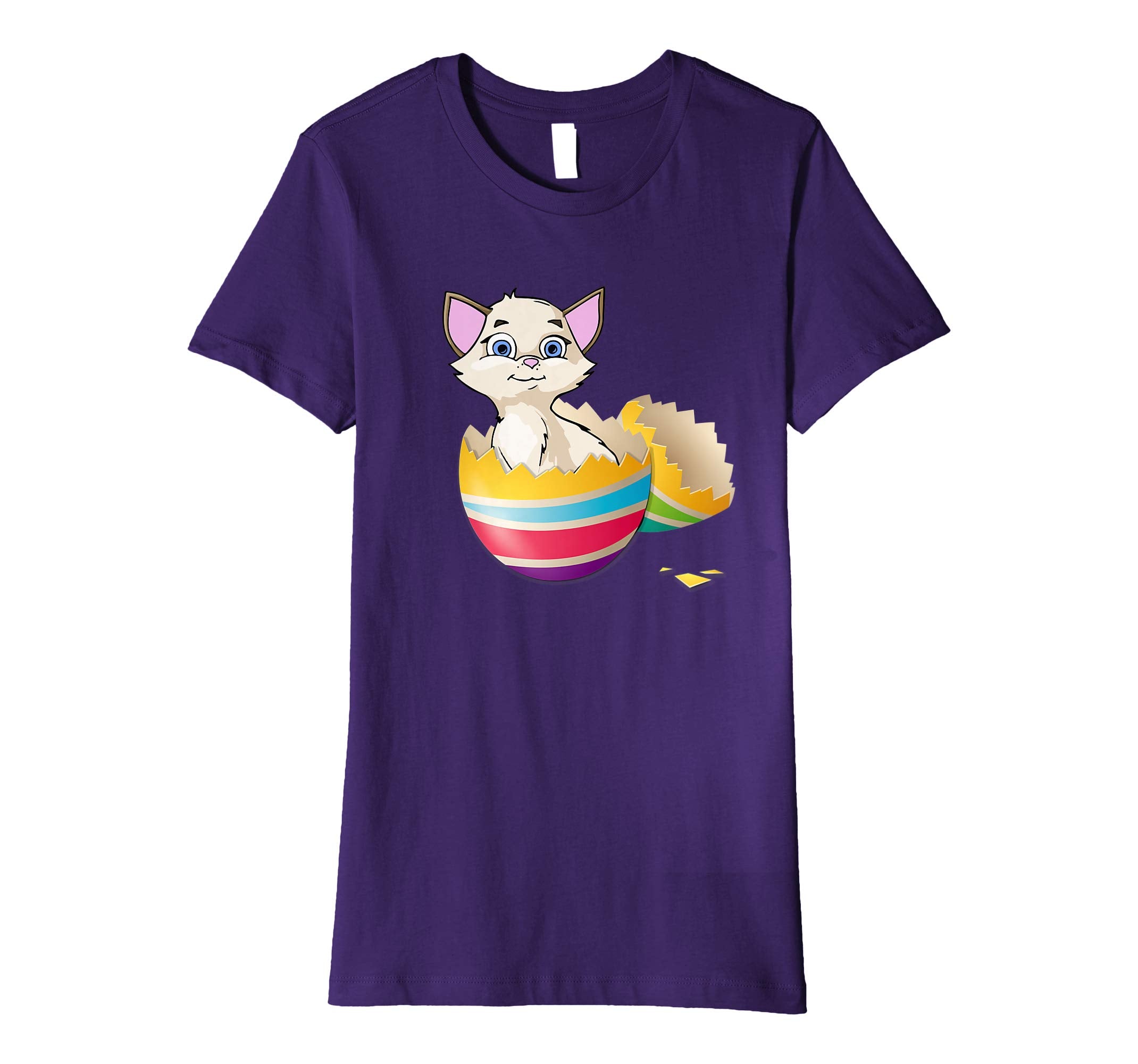 Baby Cat Hatching From Easter Egg Easter Day Shirt